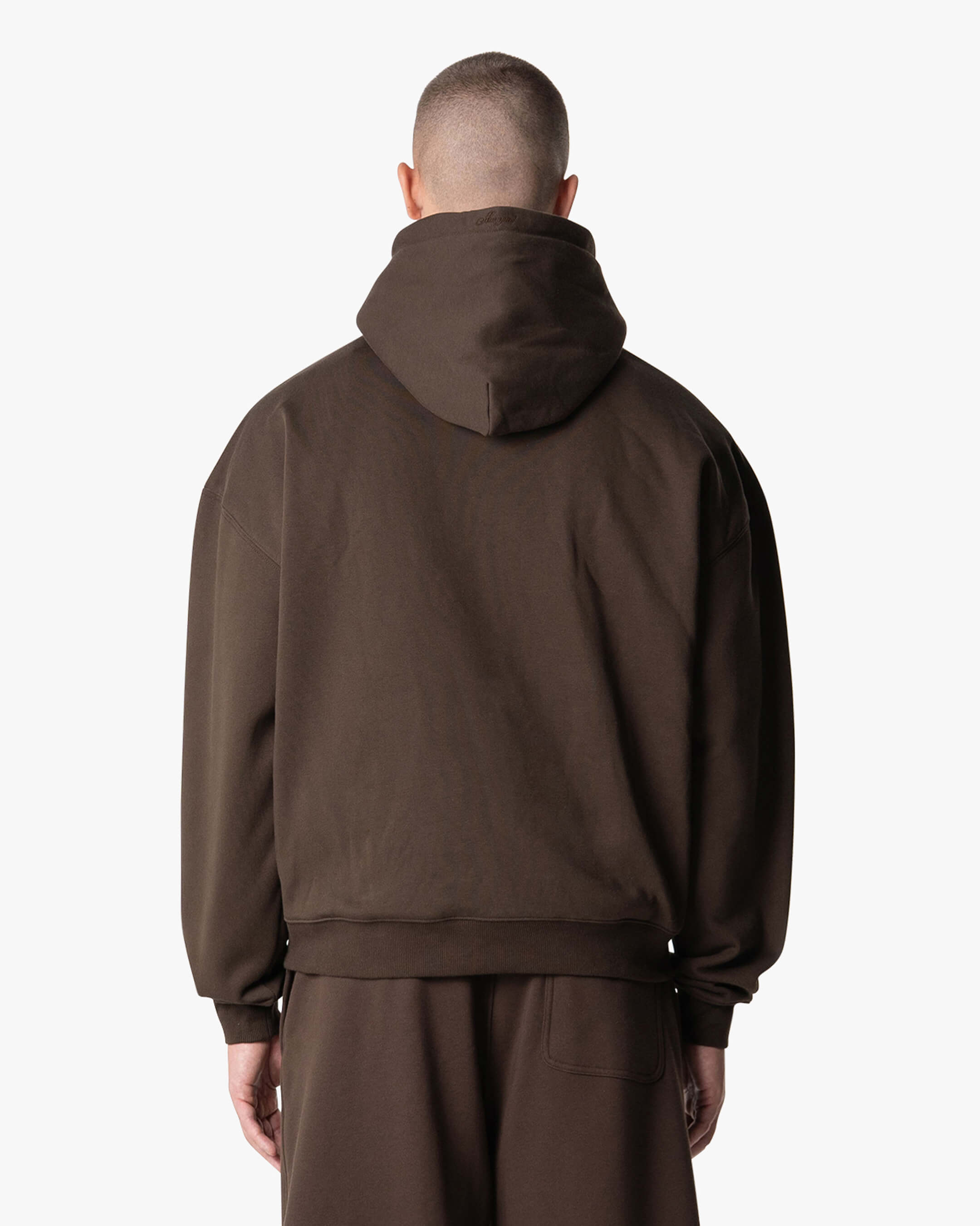 Signature Übergroßer Baumwolle Hoodie