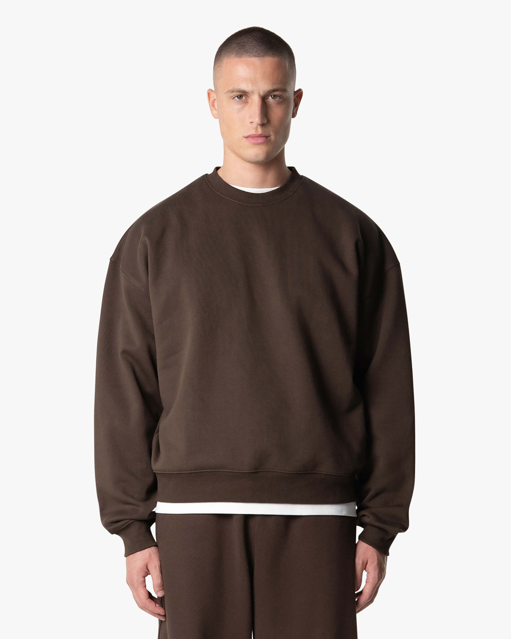 Signature Übergroßer Baumwollpullover