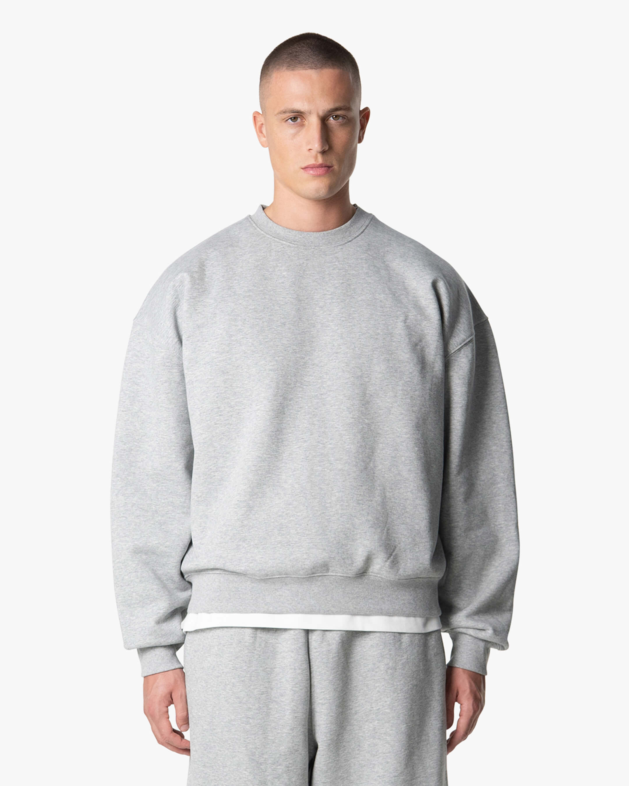 Signature Übergroßer Baumwollpullover