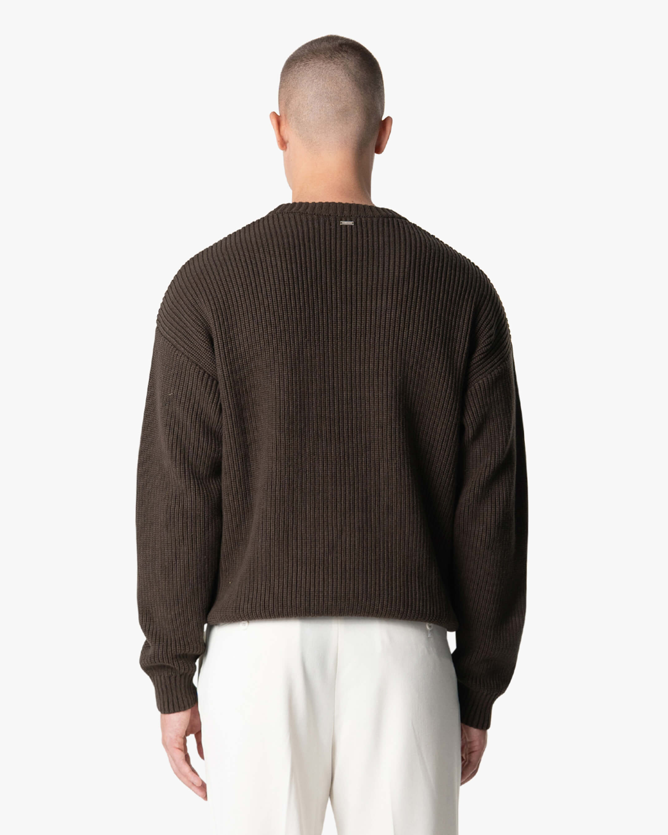 Naval Strickpullover aus Baumwolle