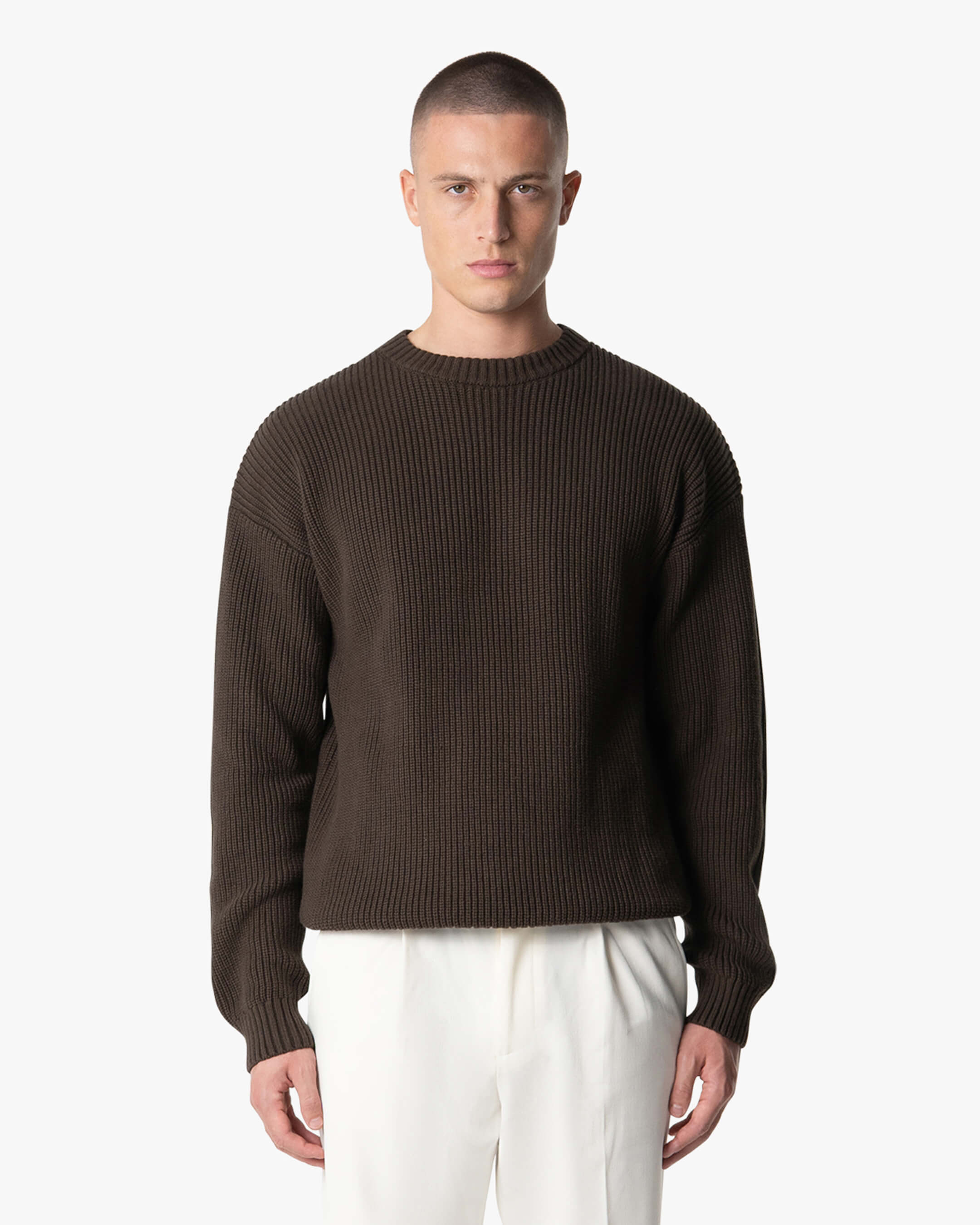 Naval Strickpullover aus Baumwolle
