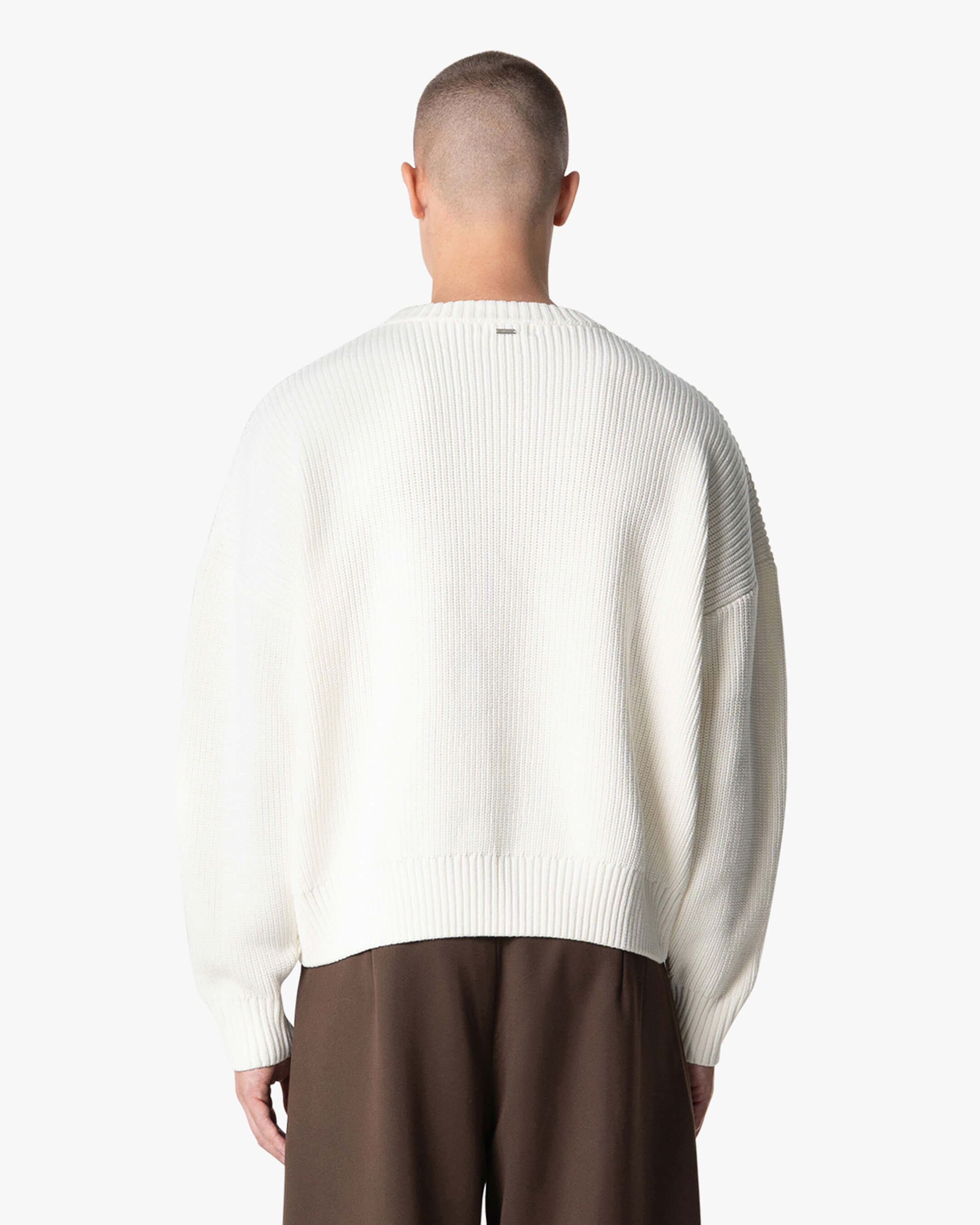 Emilian Übergroßer Baumwollpullover in Box-Schnitt