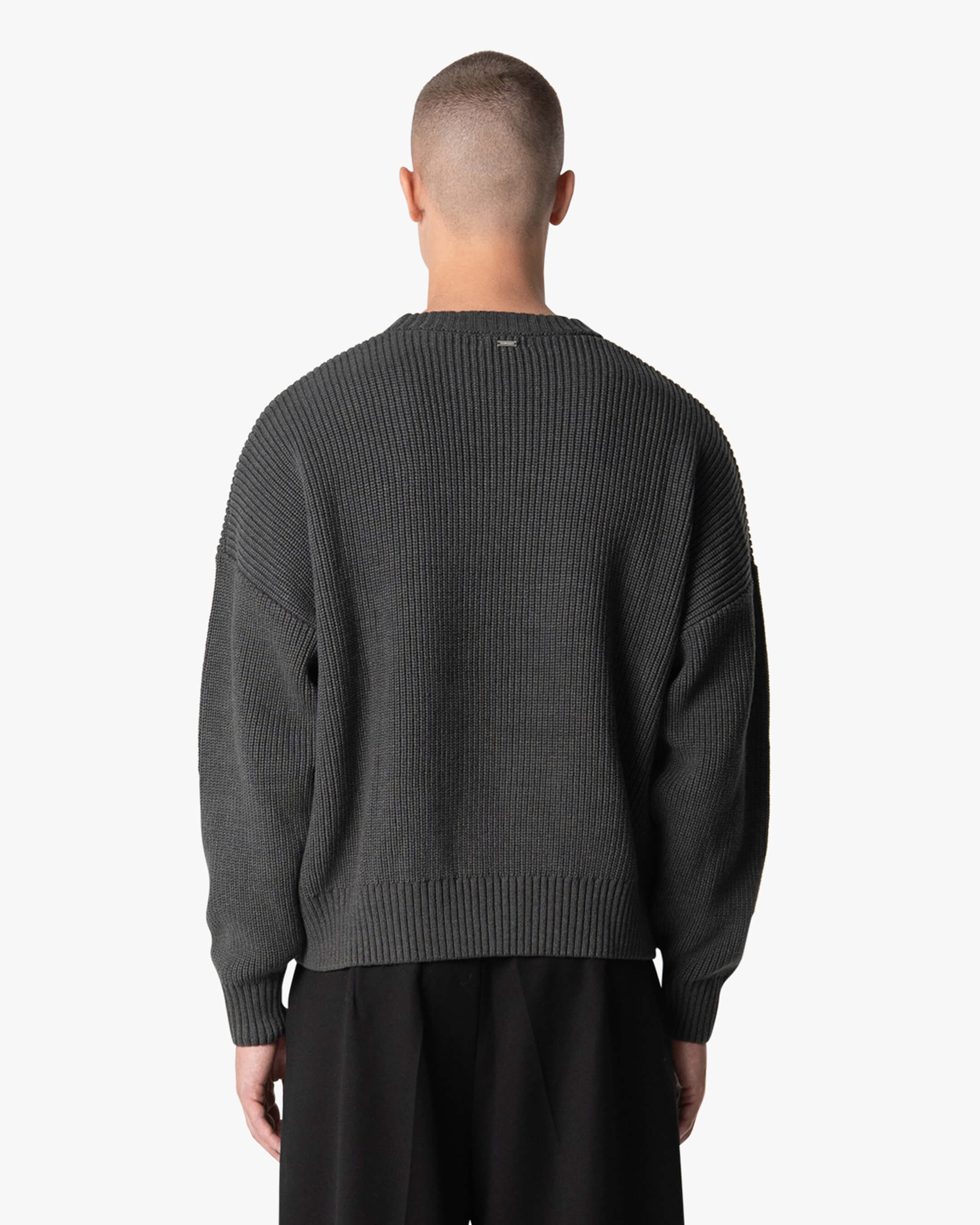 Emilian Übergroßer Baumwollpullover in Box-Schnitt