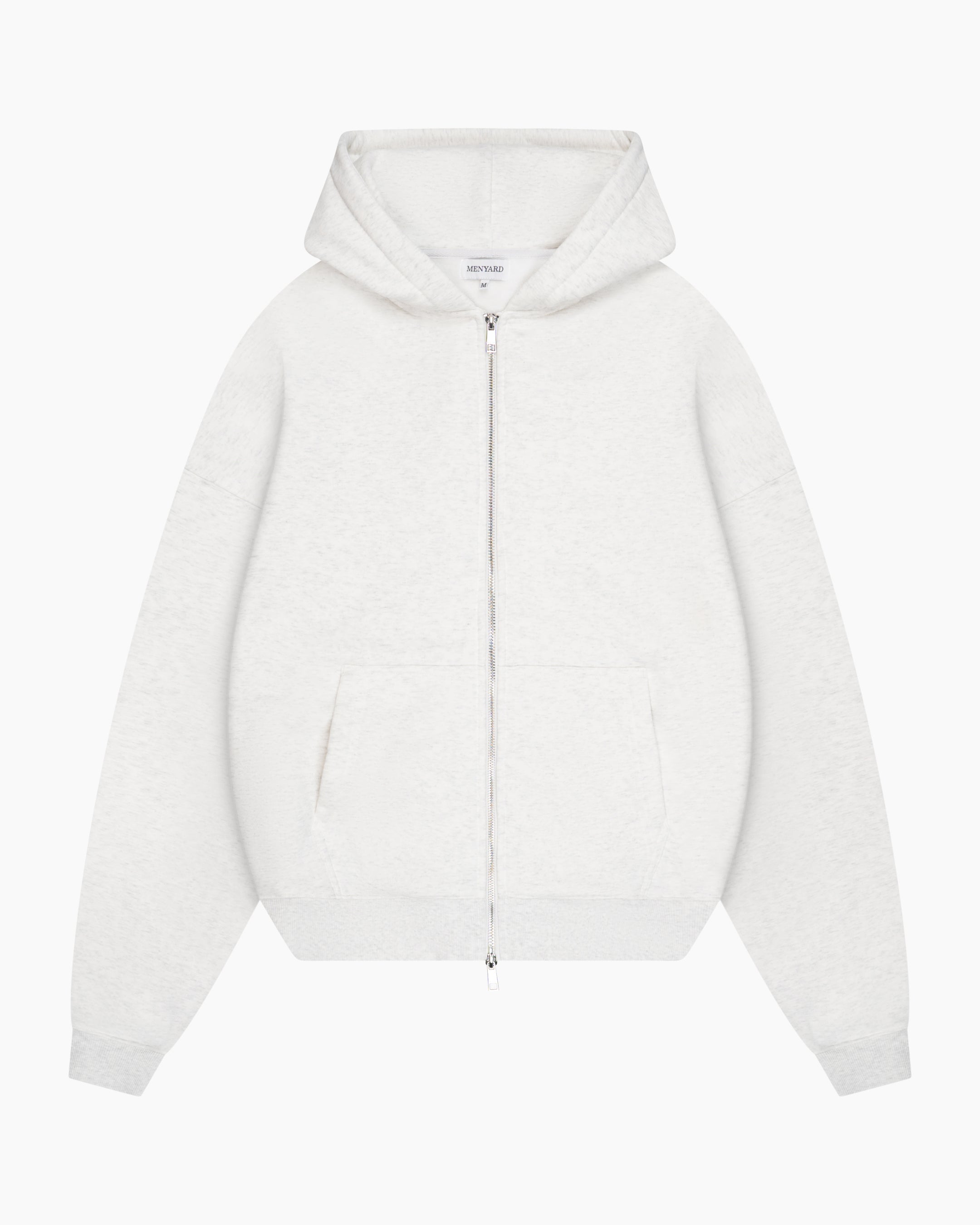Signature Übergroßer Baumwolle Zip-Hoodie