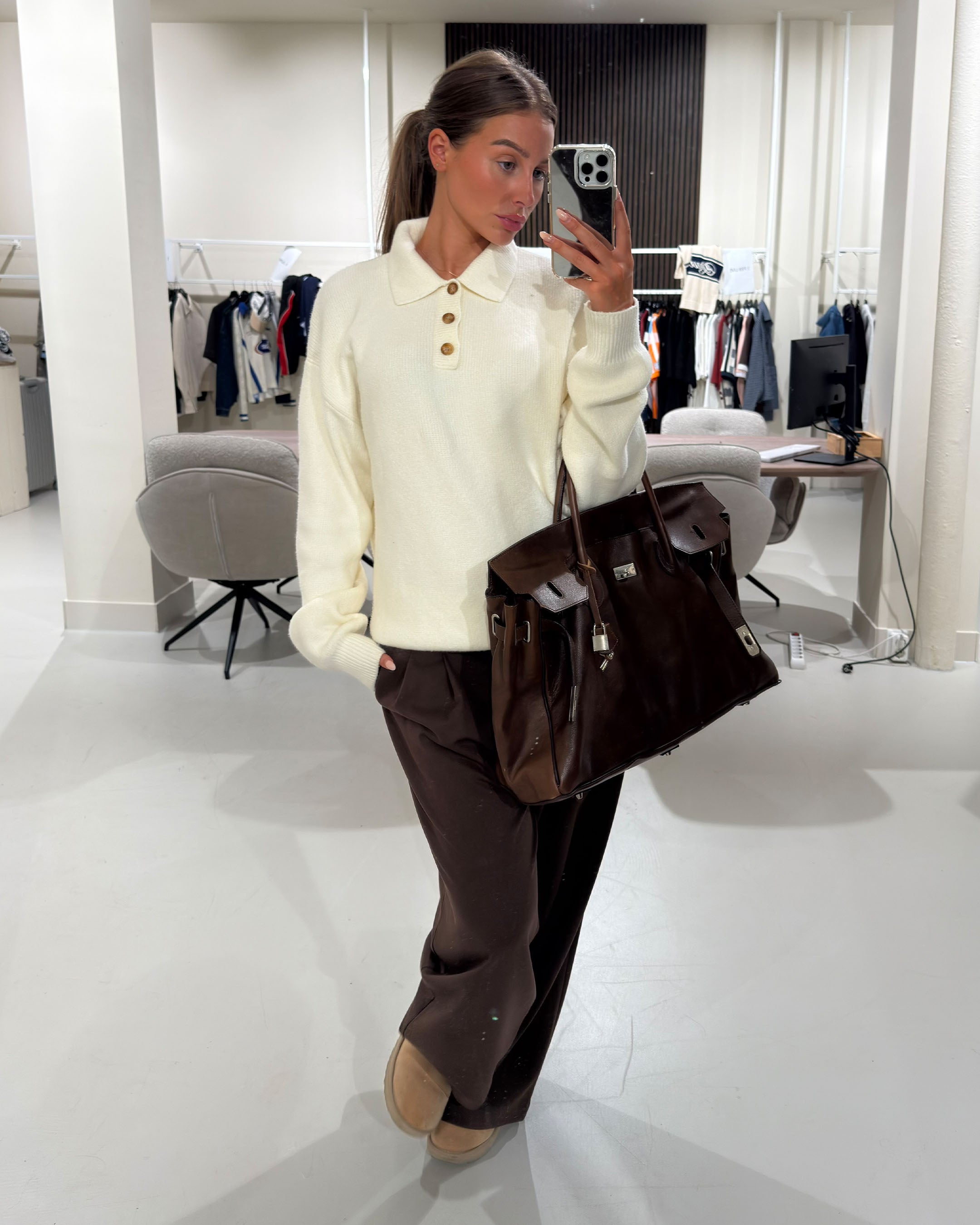 Alessandro Strick-Polopullover