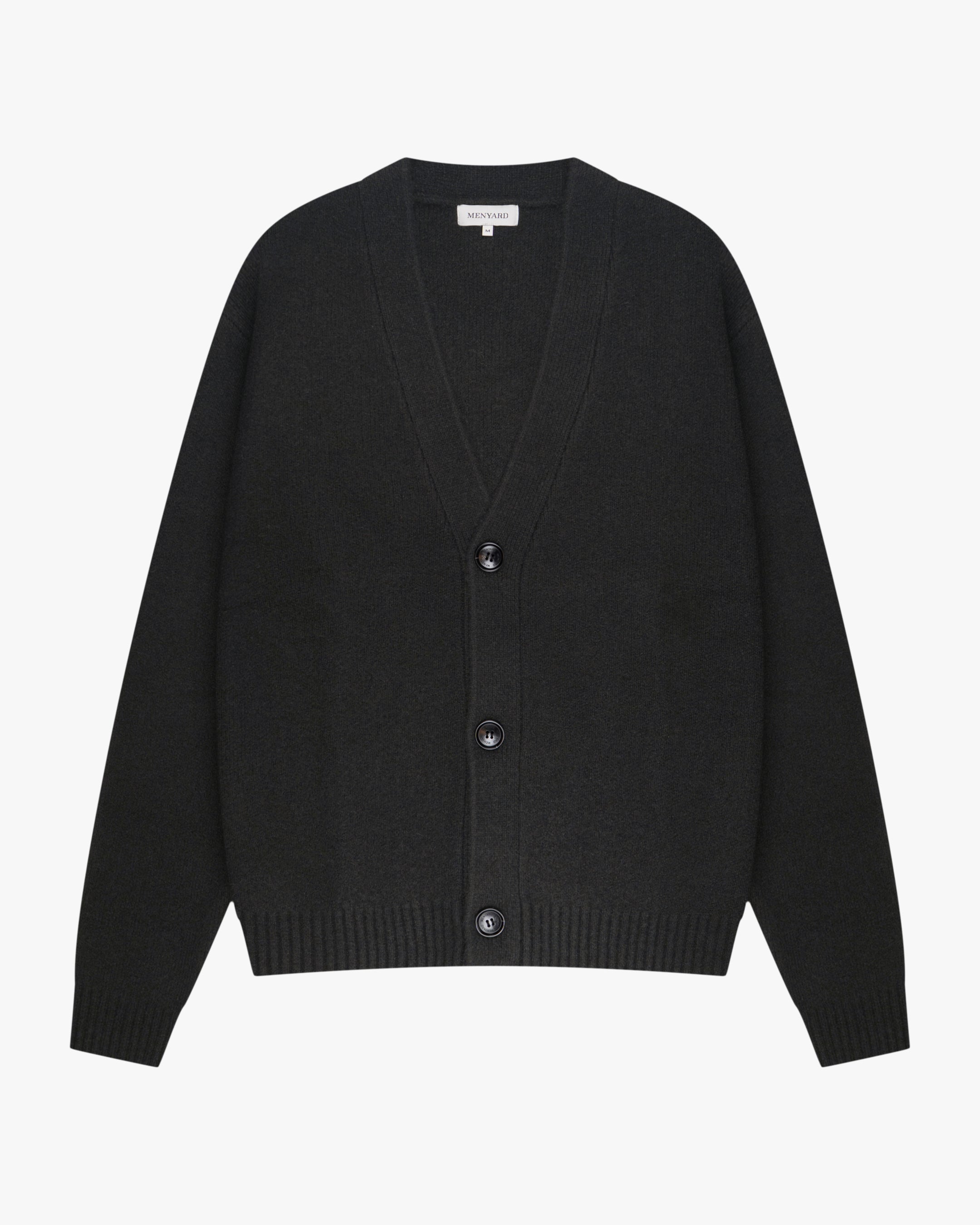 Marea V-Ausschnitt Strickjacke aus gebürstetem Material