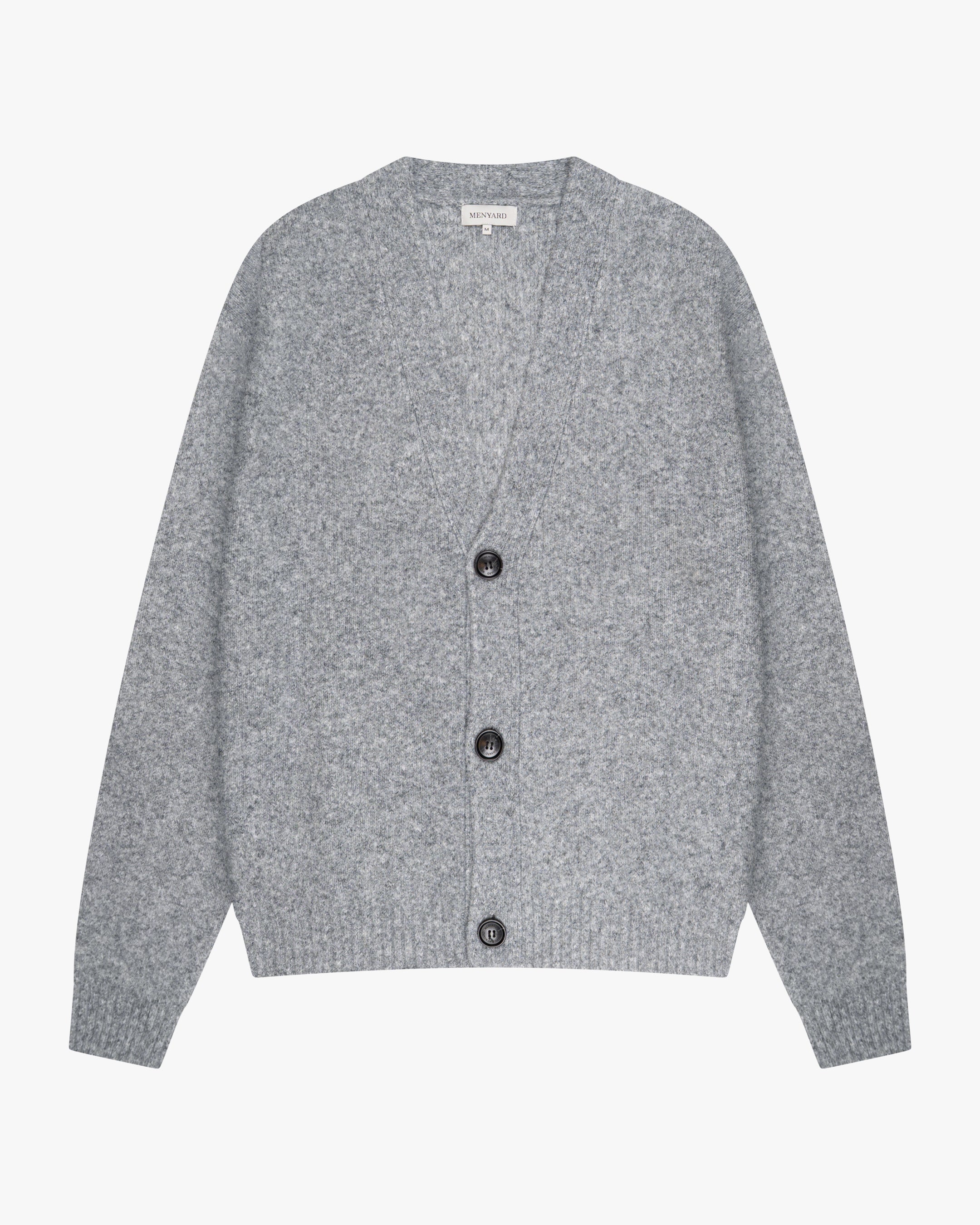 Marea V-Ausschnitt Strickjacke aus gebürstetem Material