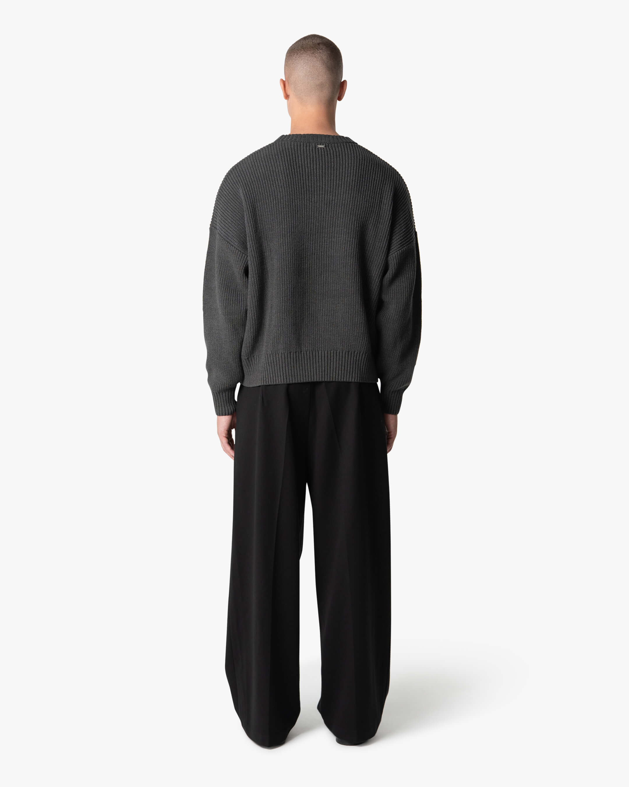 Emilian Übergroßer Baumwollpullover in Box-Schnitt