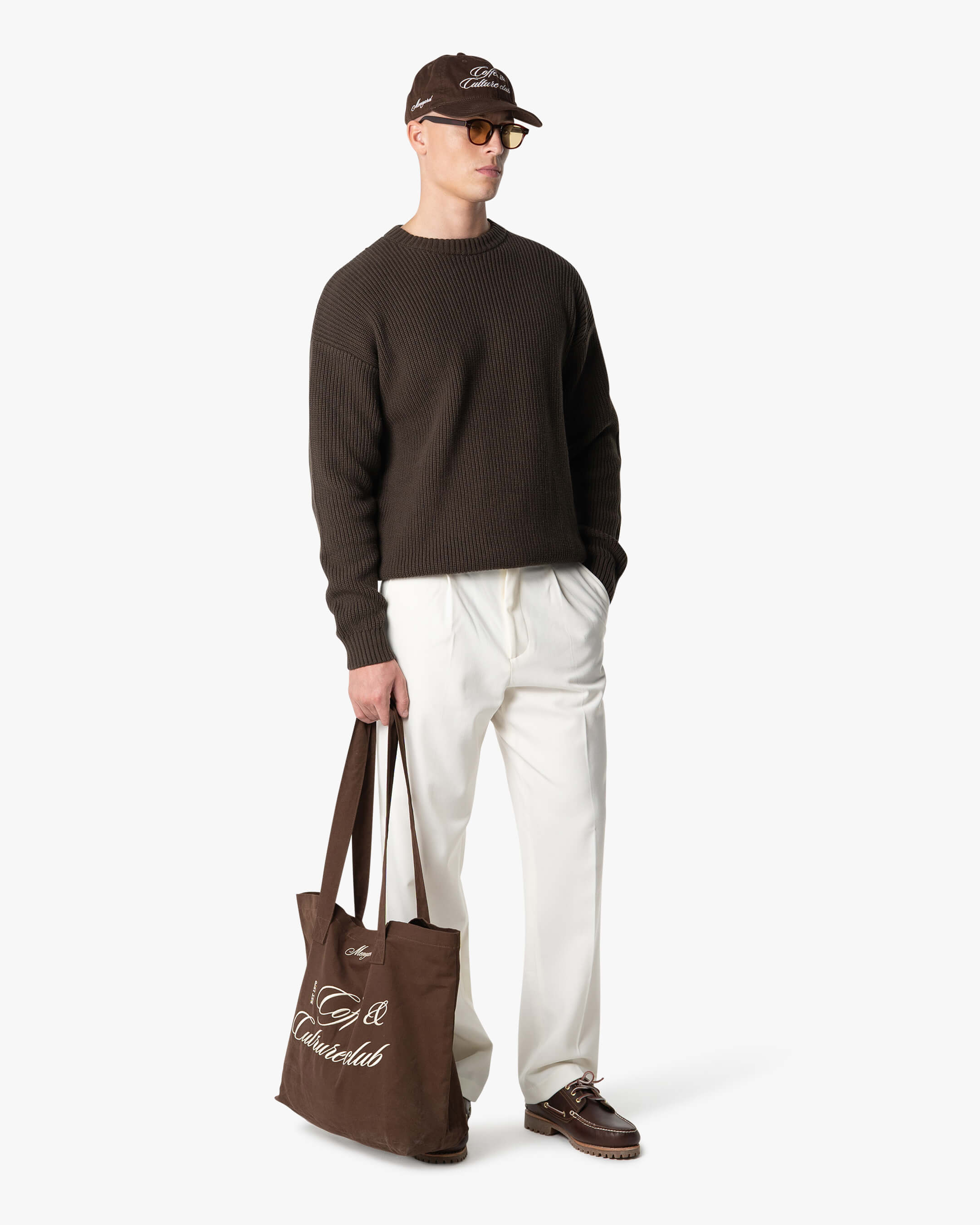 Naval Strickpullover aus Baumwolle