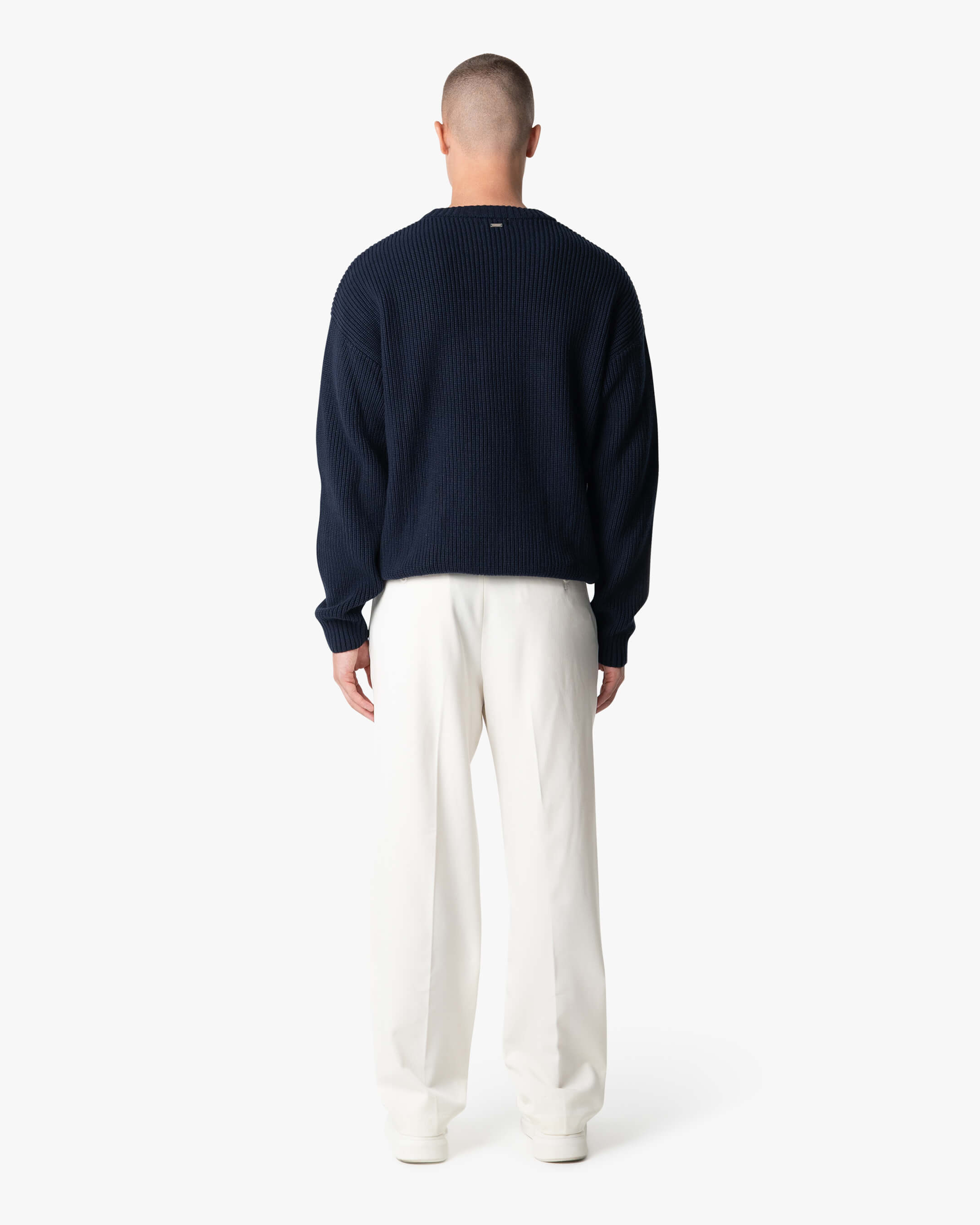 Naval Strickpullover aus Baumwolle