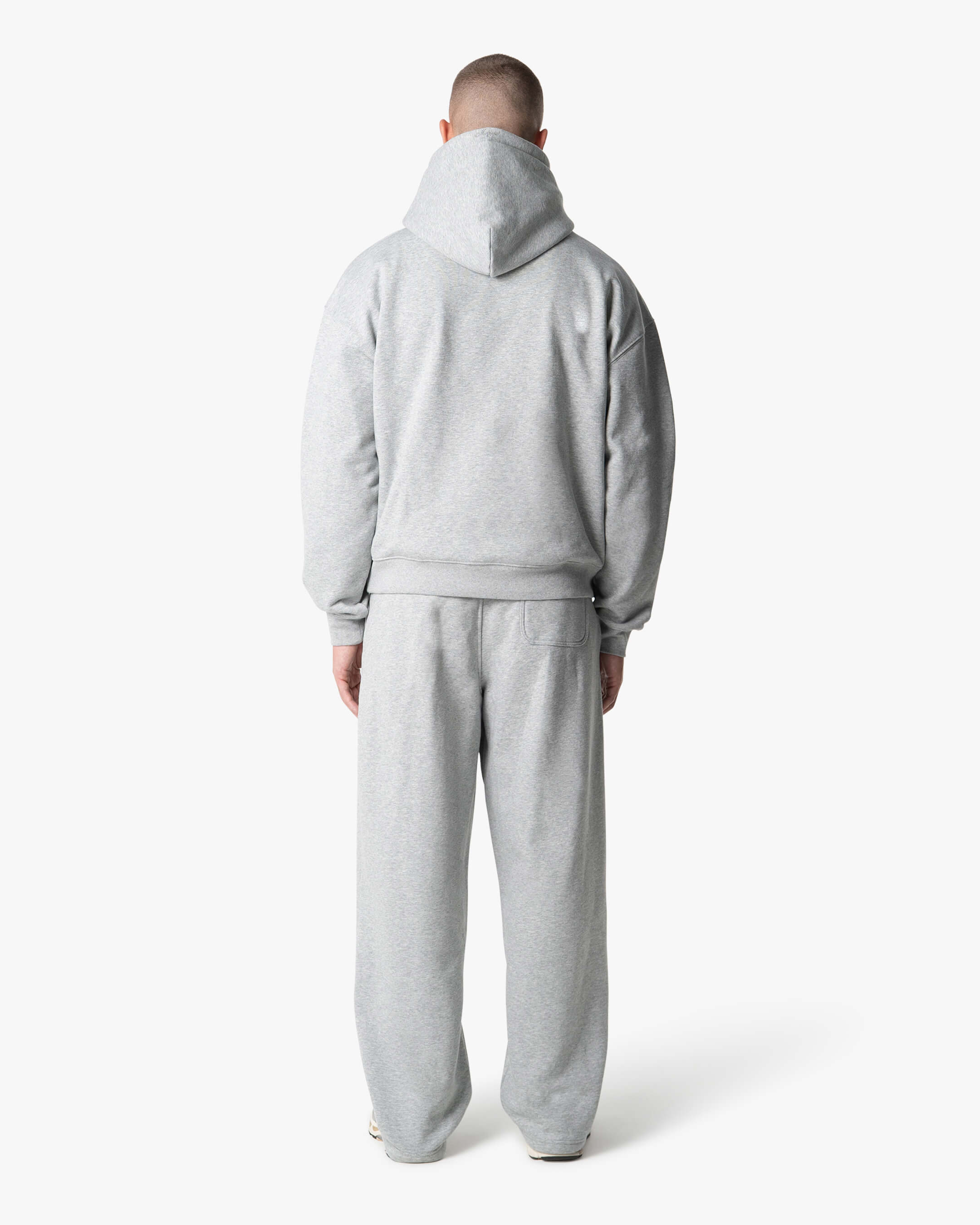 Signature Übergroßer Baumwolle Hoodie