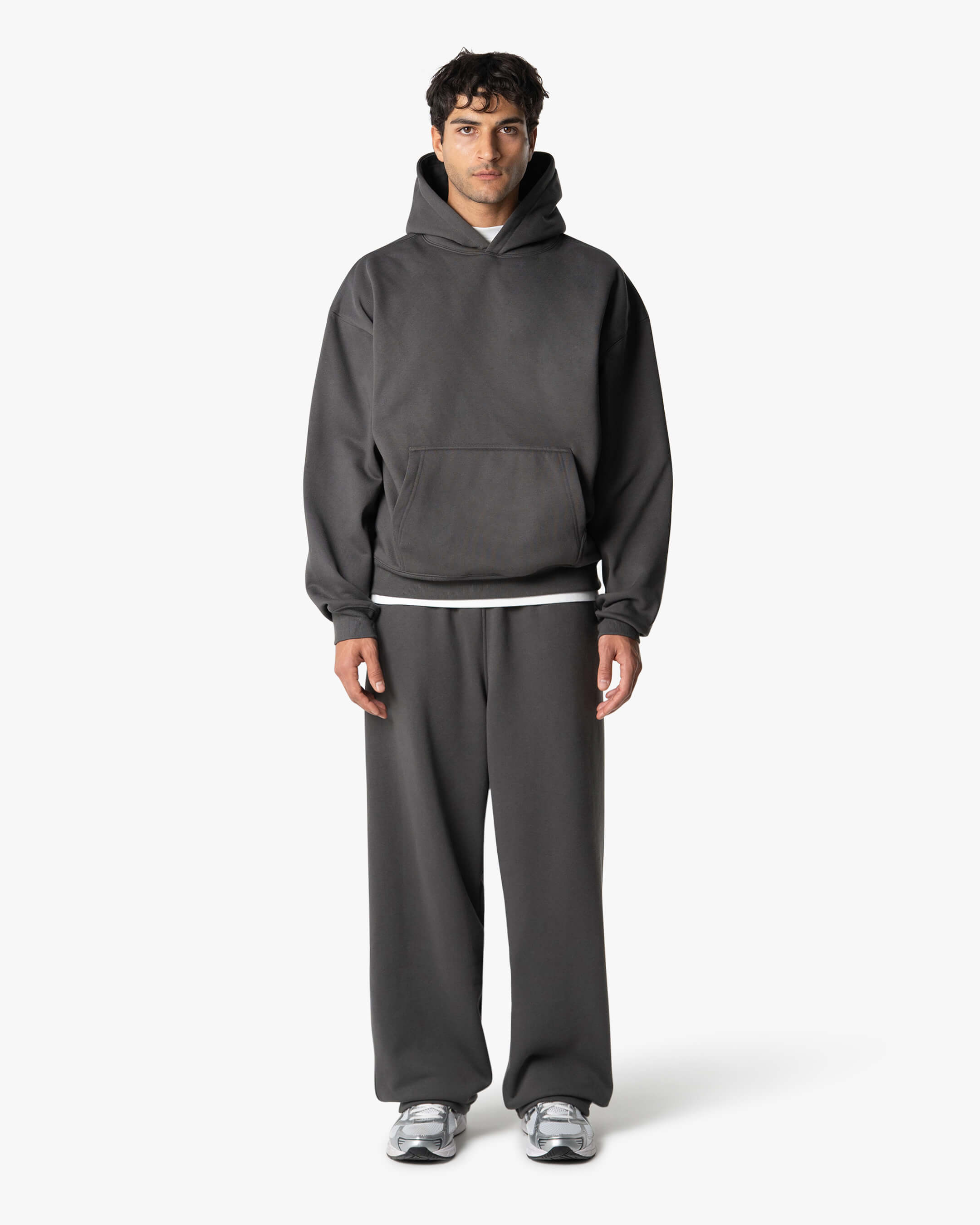 Signature Übergroßer Baumwolle Hoodie