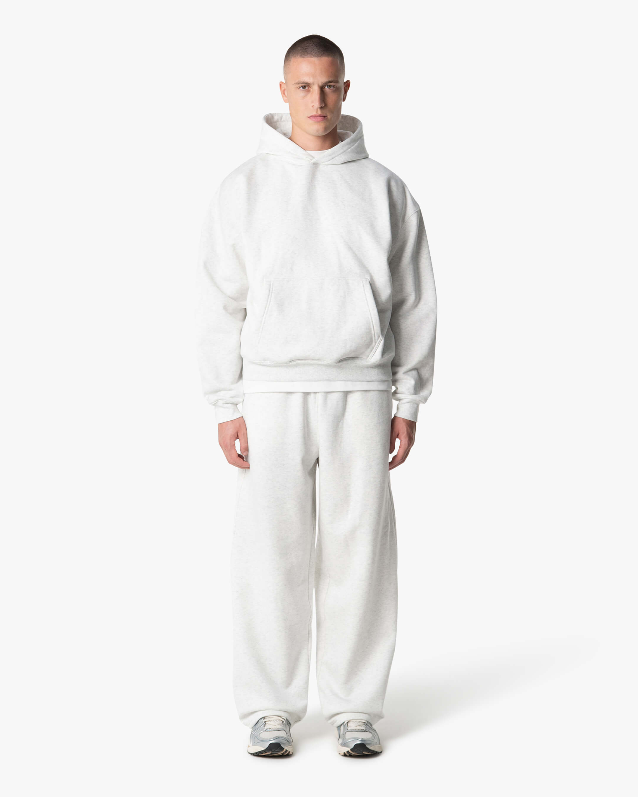 Signature Übergroßer Baumwolle Hoodie