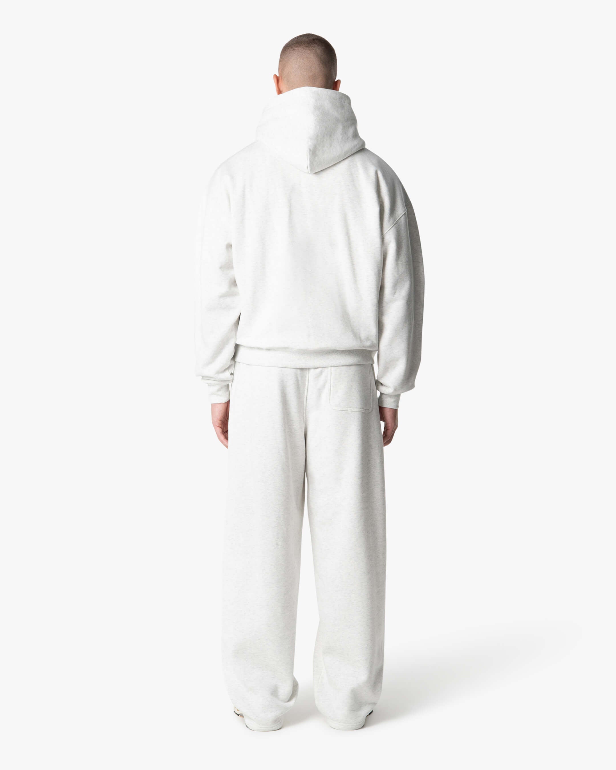 Signature Übergroßer Baumwolle Zip-Hoodie