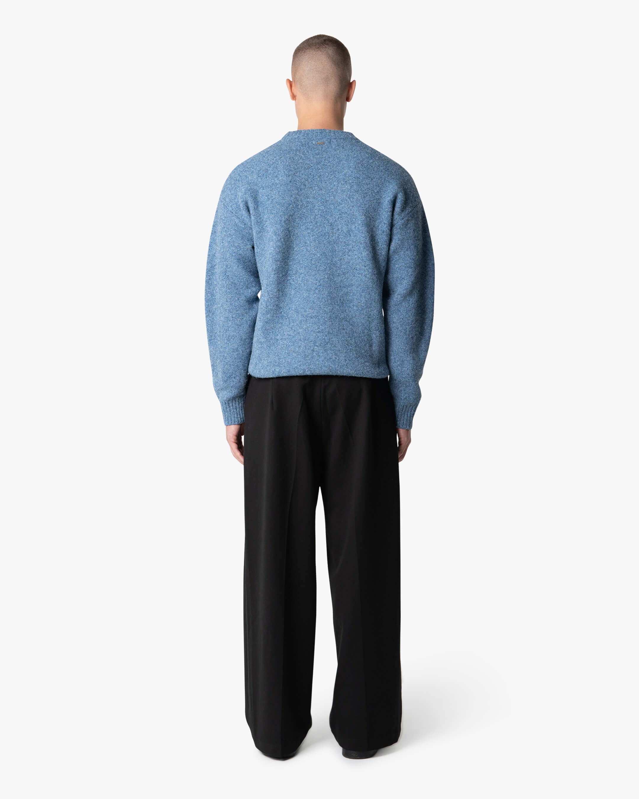 Brixton Pullover aus Wollmischung mit gebürsteter Oberfläche