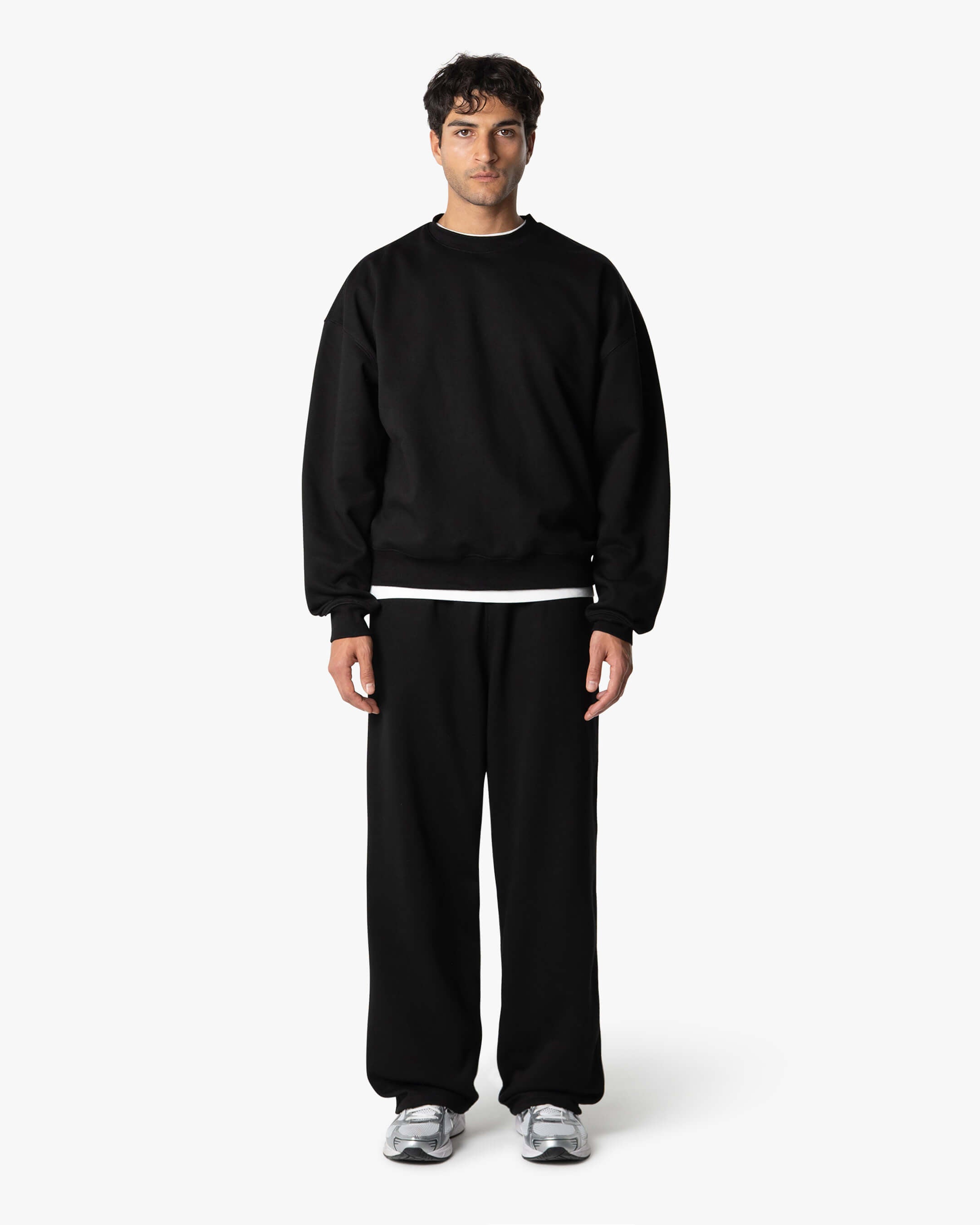 Signature Übergroßer Baumwollpullover