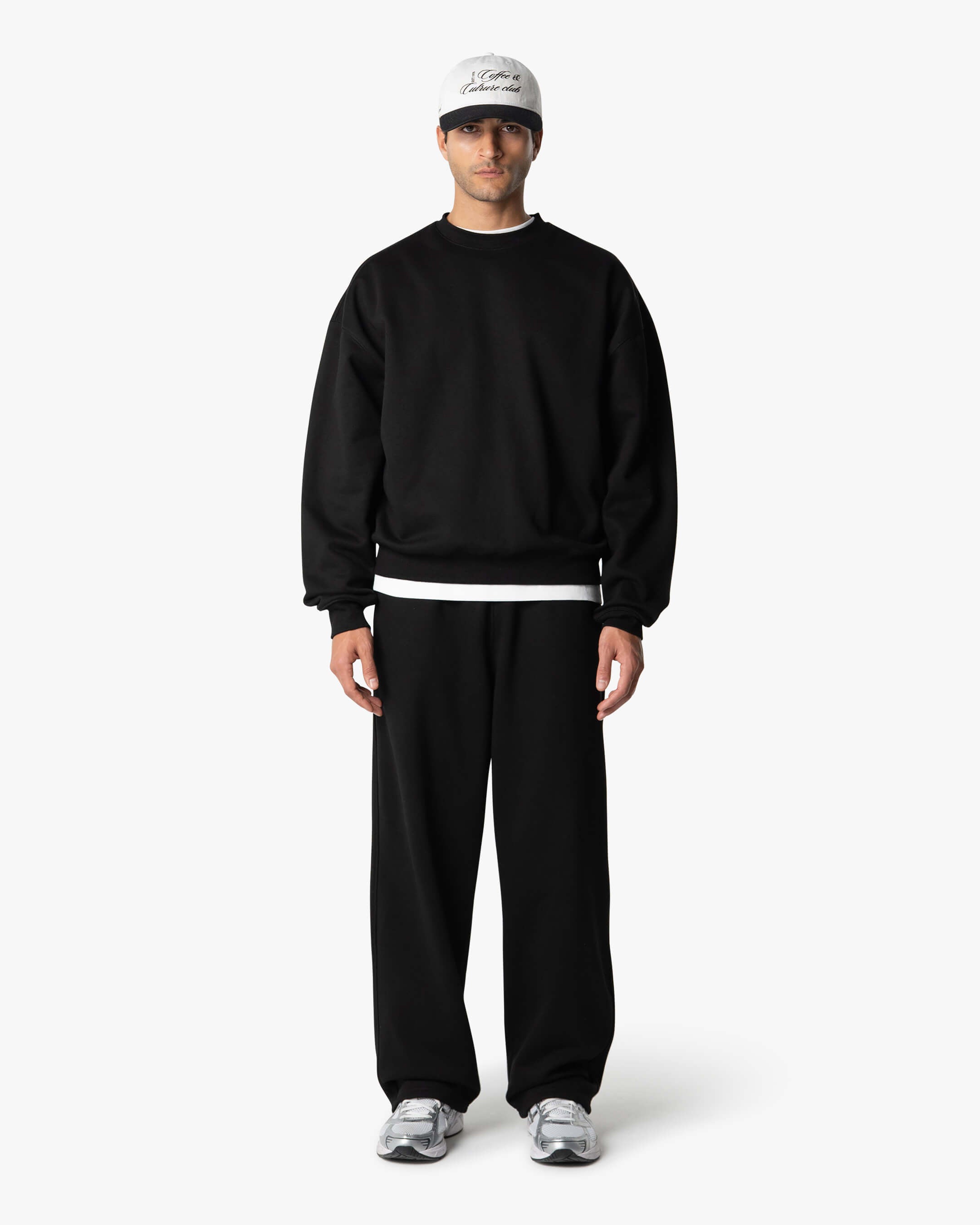Signature Übergroßer Baumwollpullover