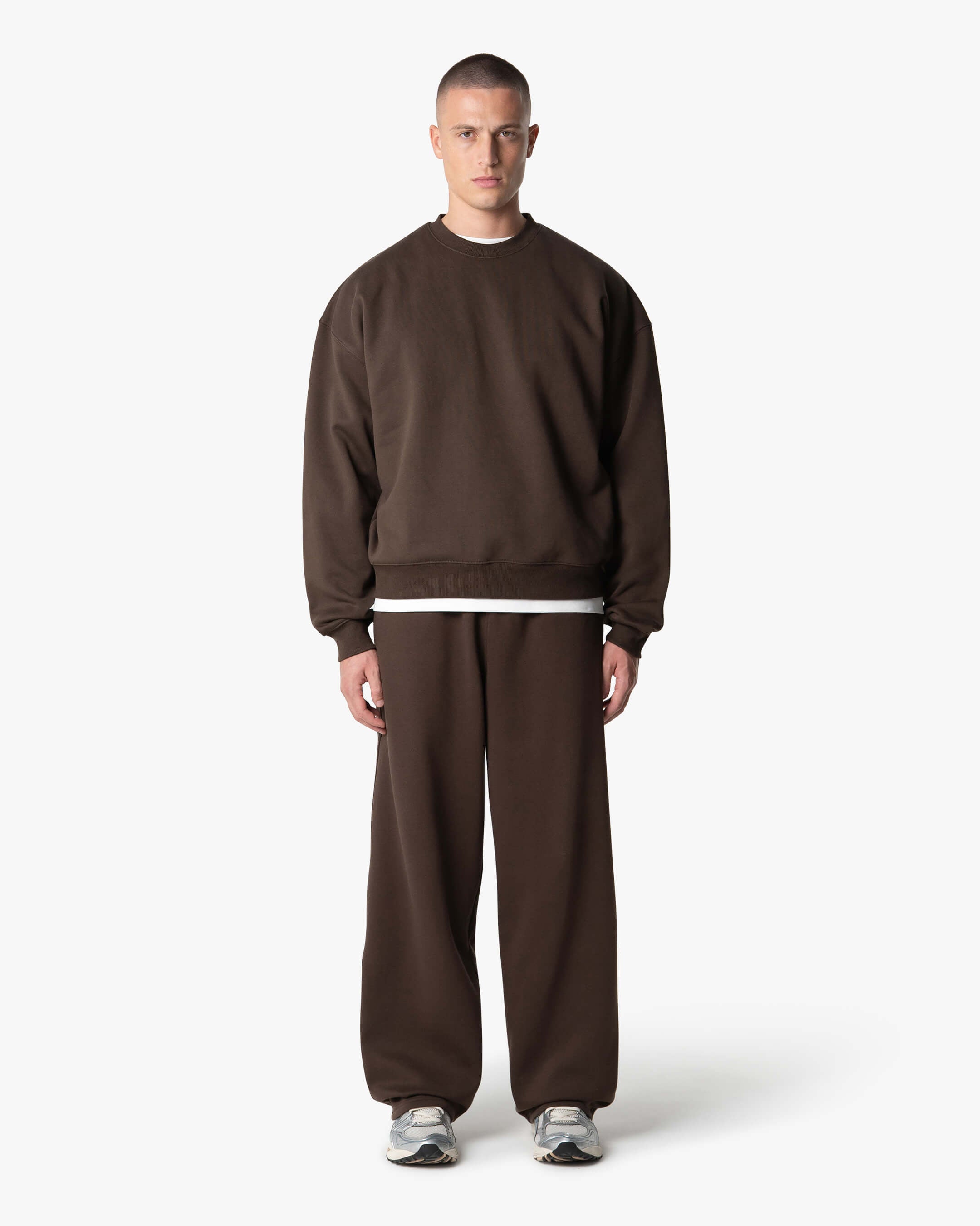 Signature Übergroßer Baumwollpullover