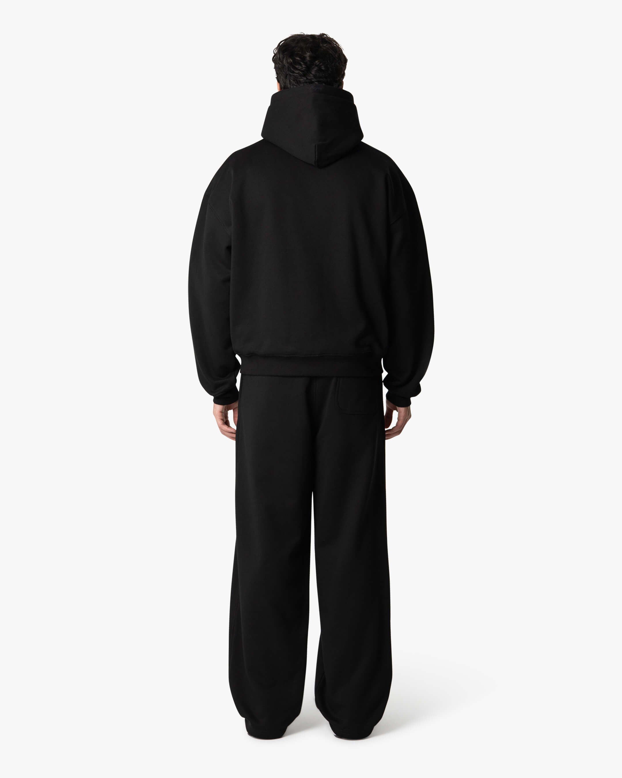 Signature Übergroßer Baumwolle Zip-Hoodie