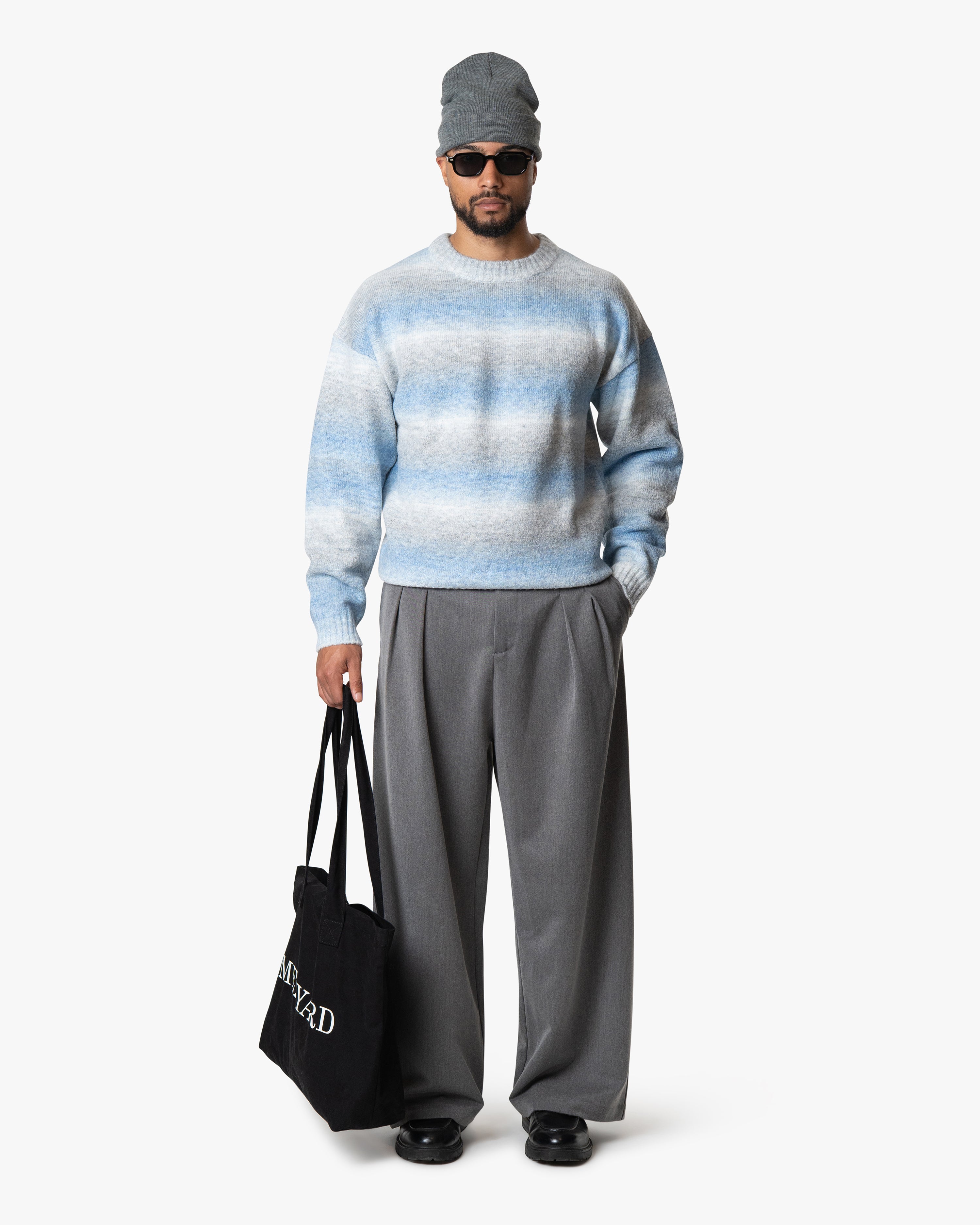 Aria Übergroßer-Pullover mit Farbverlauf