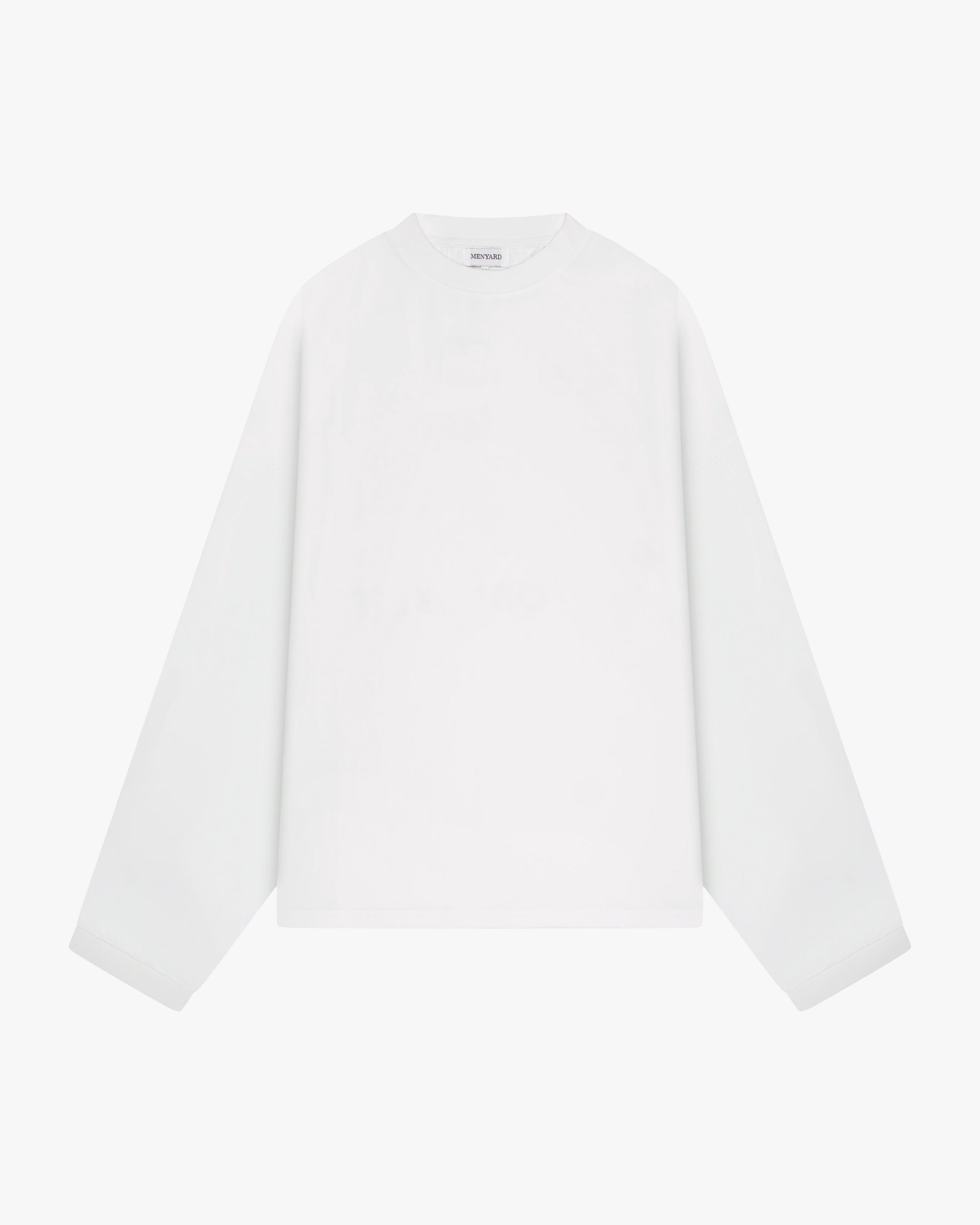 Signature Übergroßer Baumwolle Langarmshirt