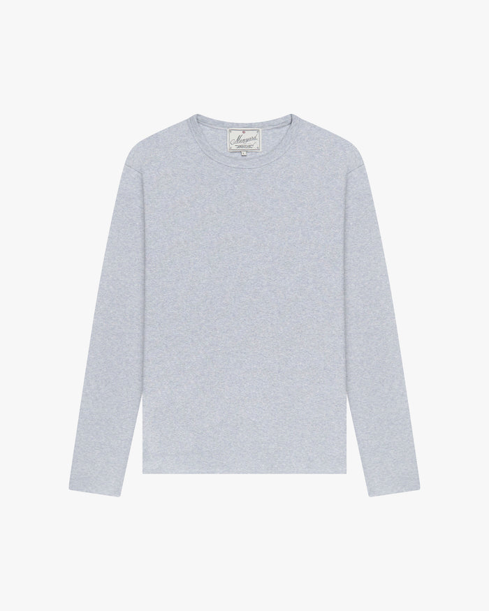 Ribbed Longsleeve | Grey Melee