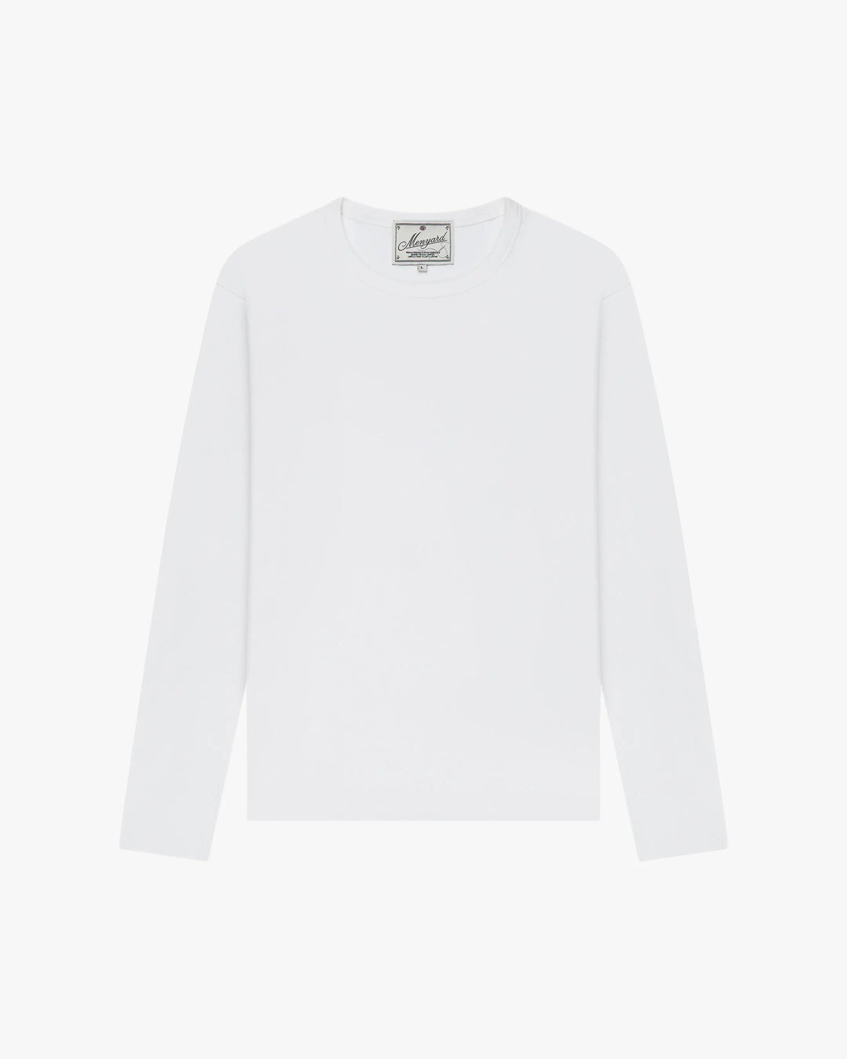 Ribbed_Longsleeve_White_FLATLAY