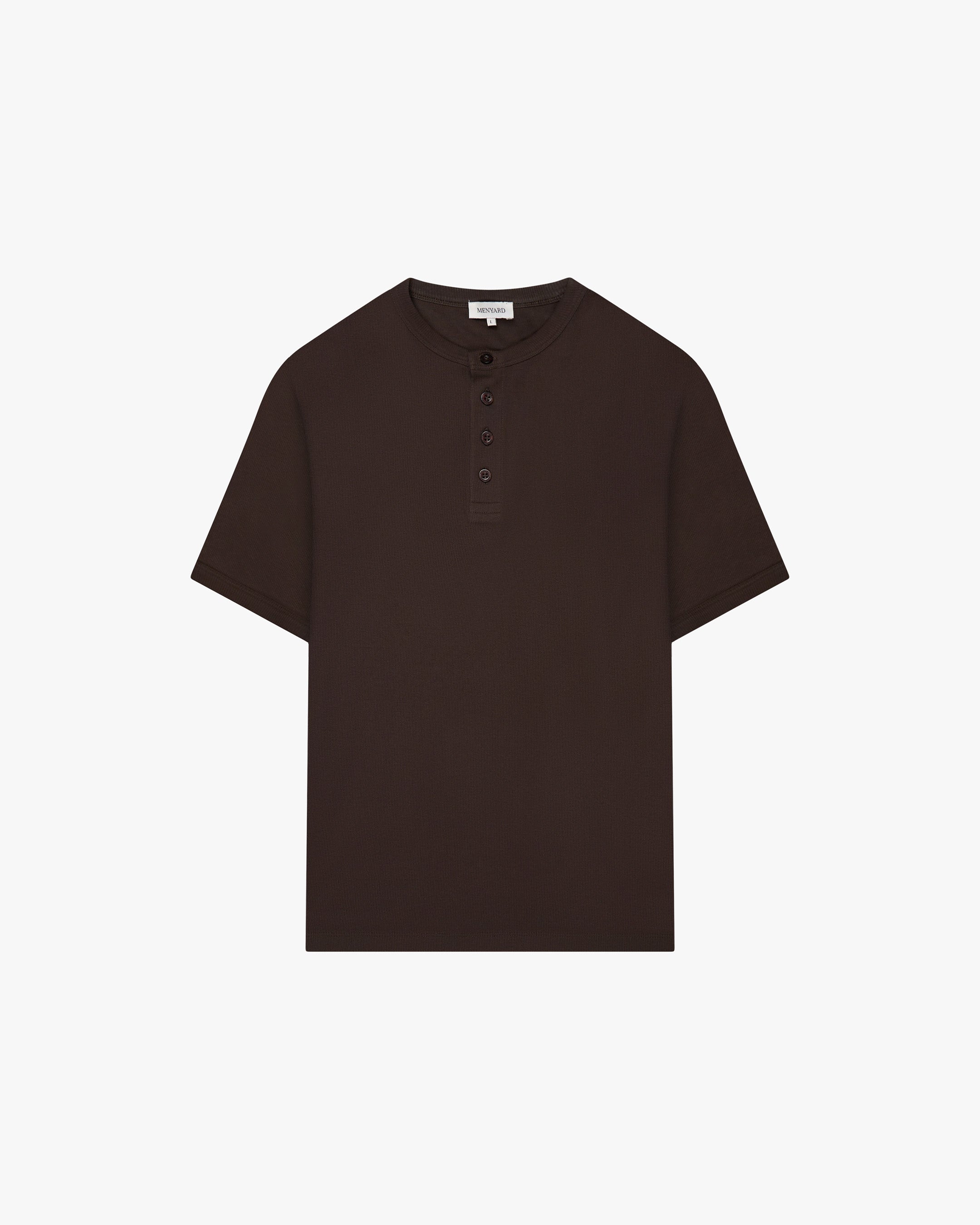 Mougins Geripptes Henley T-shirt