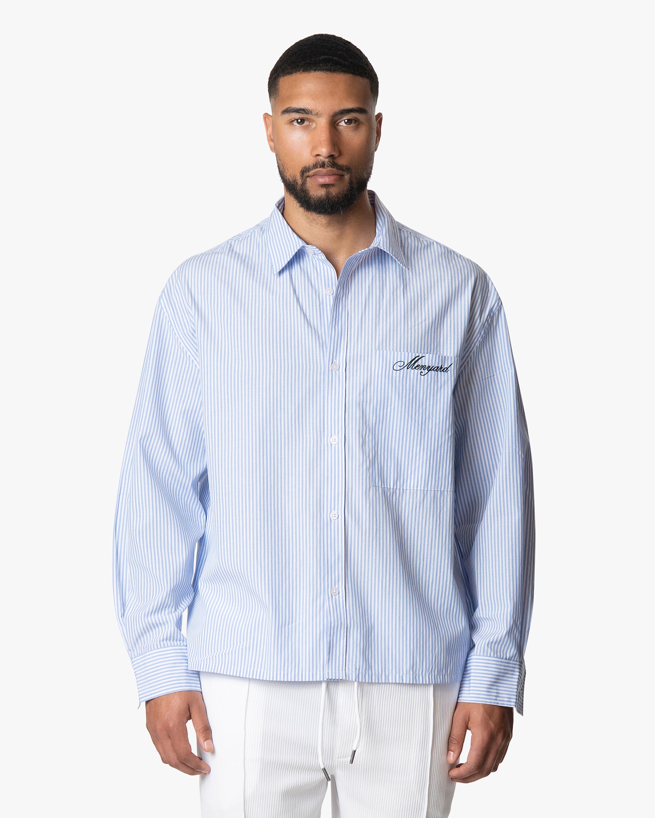 Benito Shirt | Blue Striped