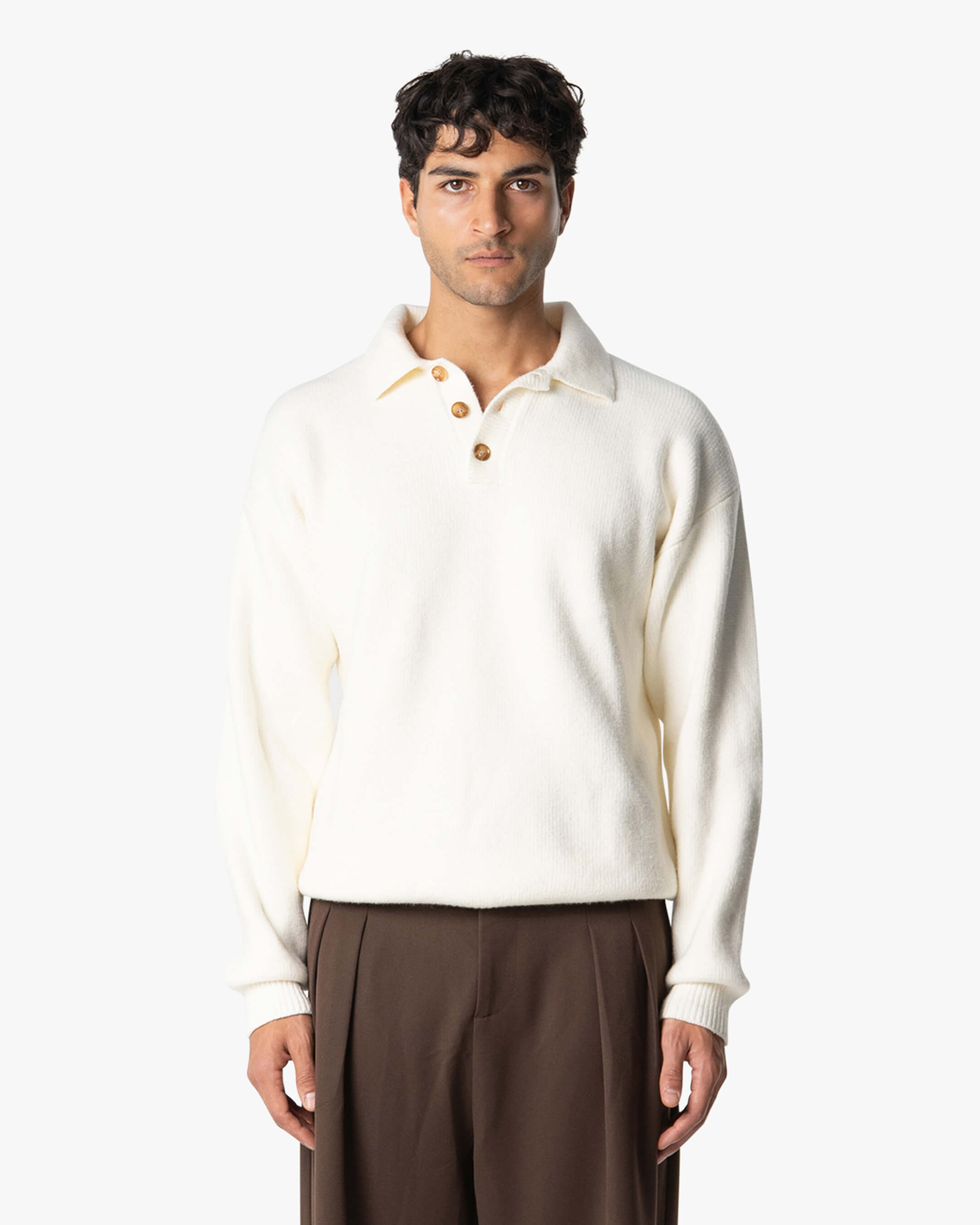 Alessandro Strick-Polopullover