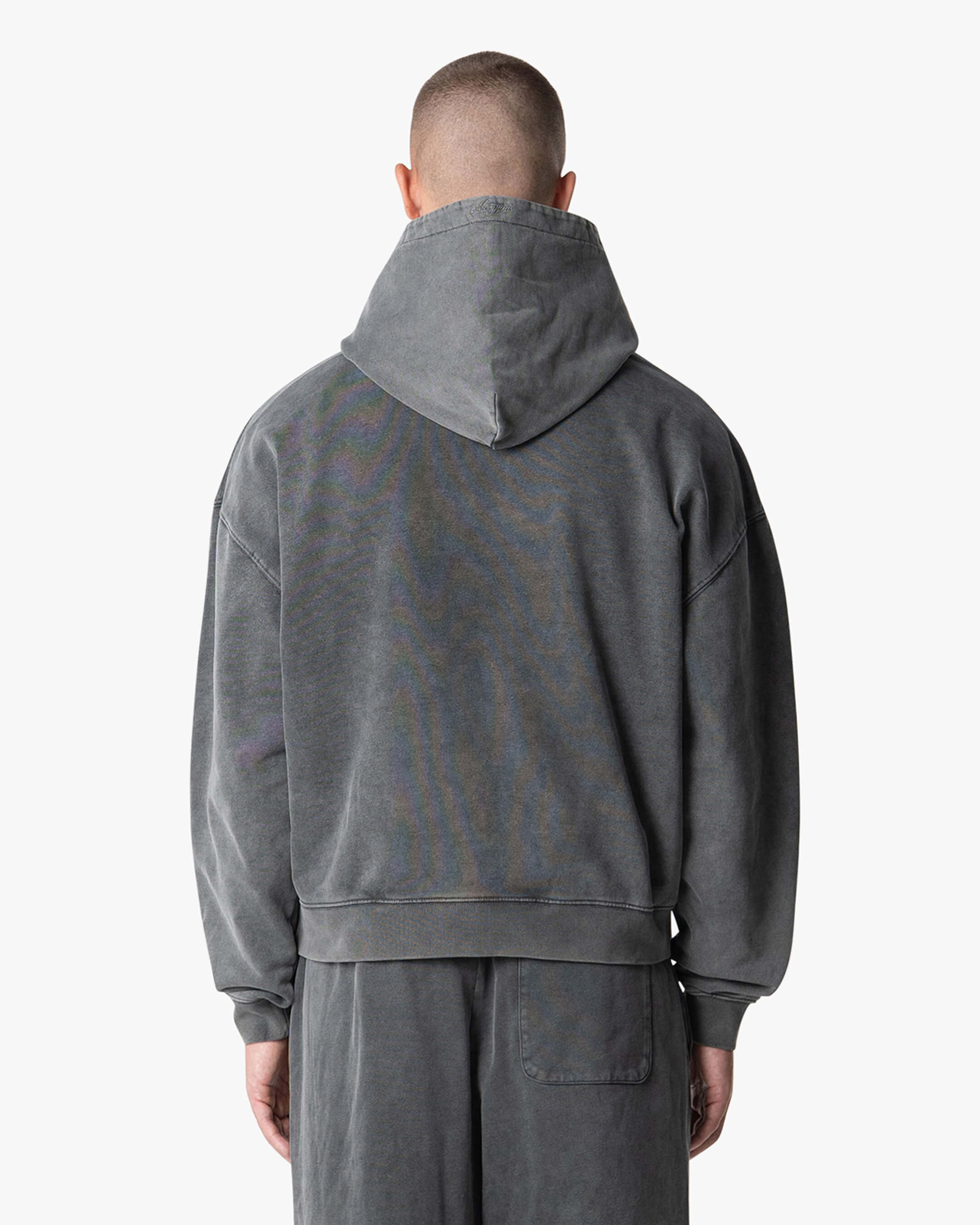 Acid Wash Übergroßer Hoodie