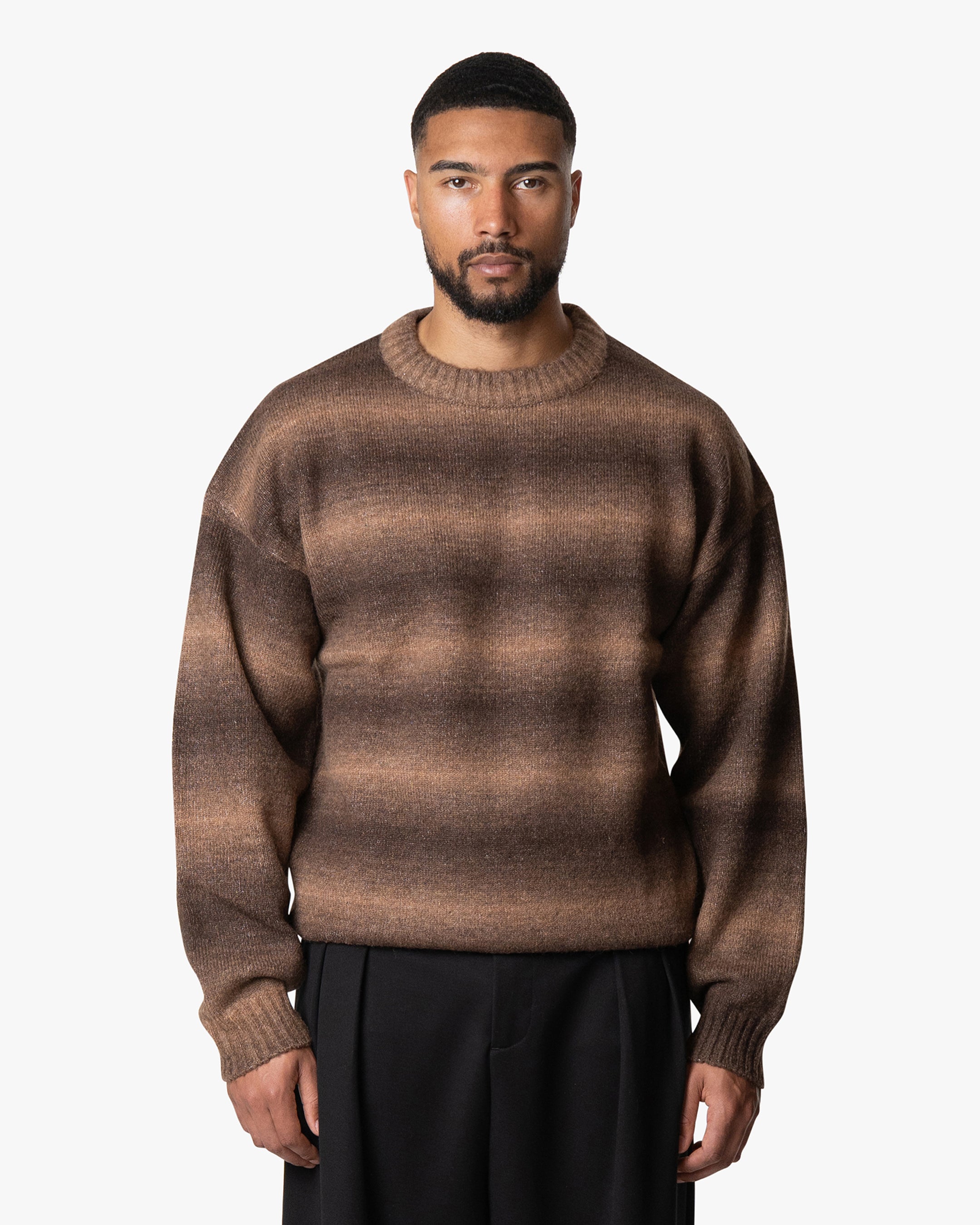 Aria Übergroßer-Pullover mit Farbverlauf
