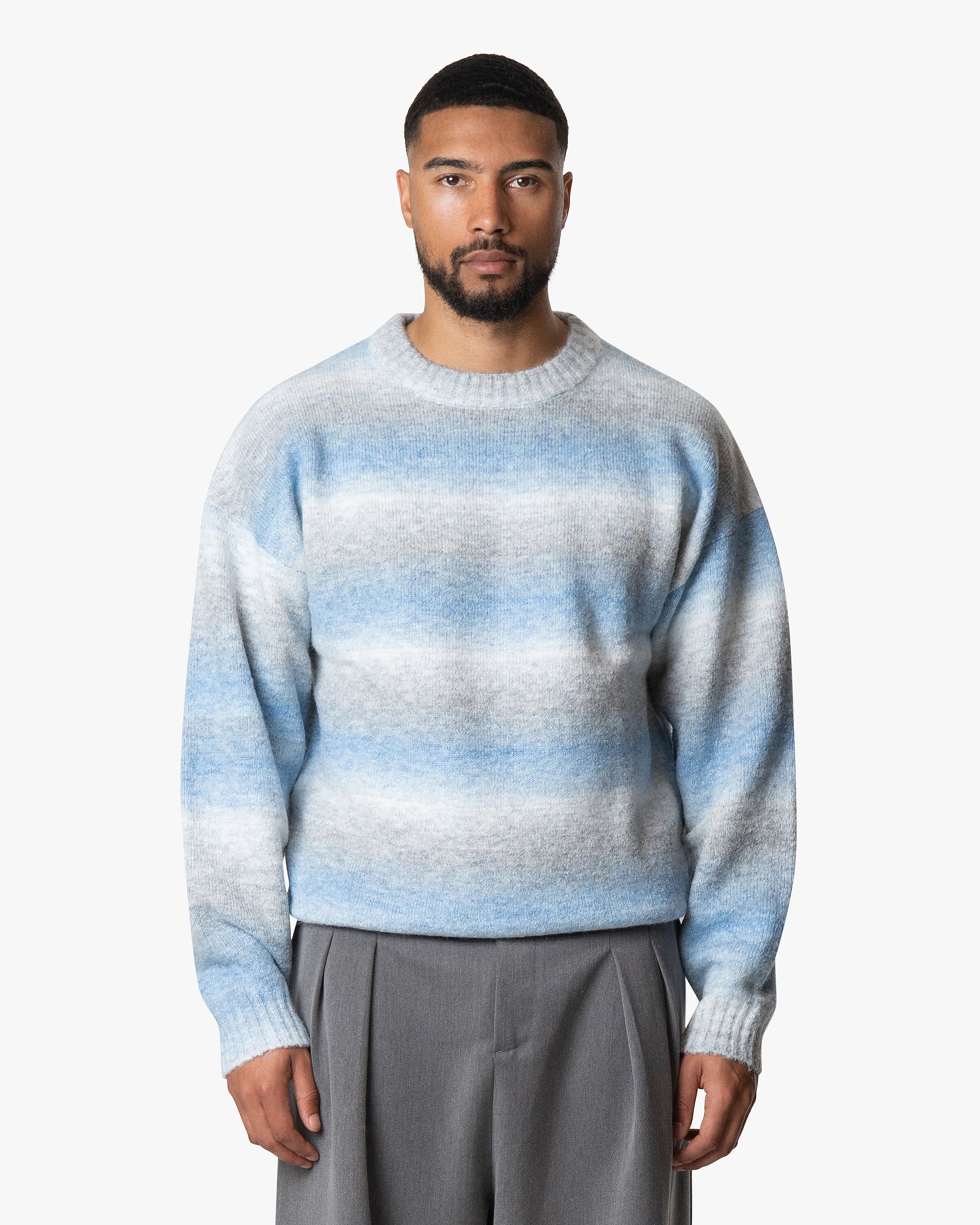 Aria Übergroßer-Pullover mit Farbverlauf
