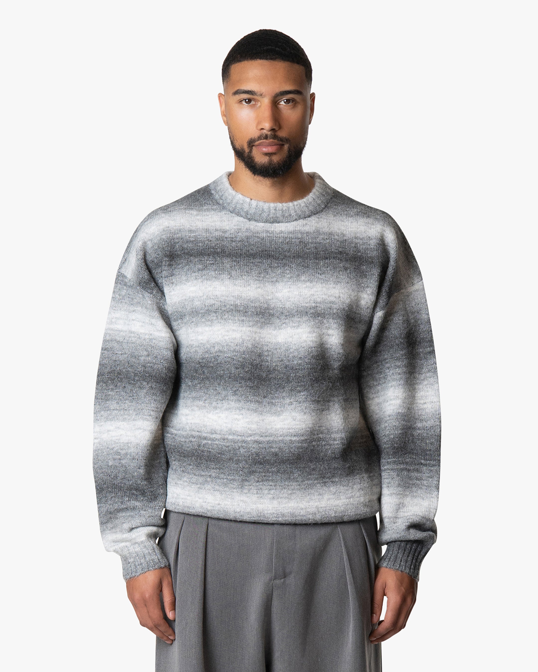 Aria Übergroßer-Pullover mit Farbverlauf