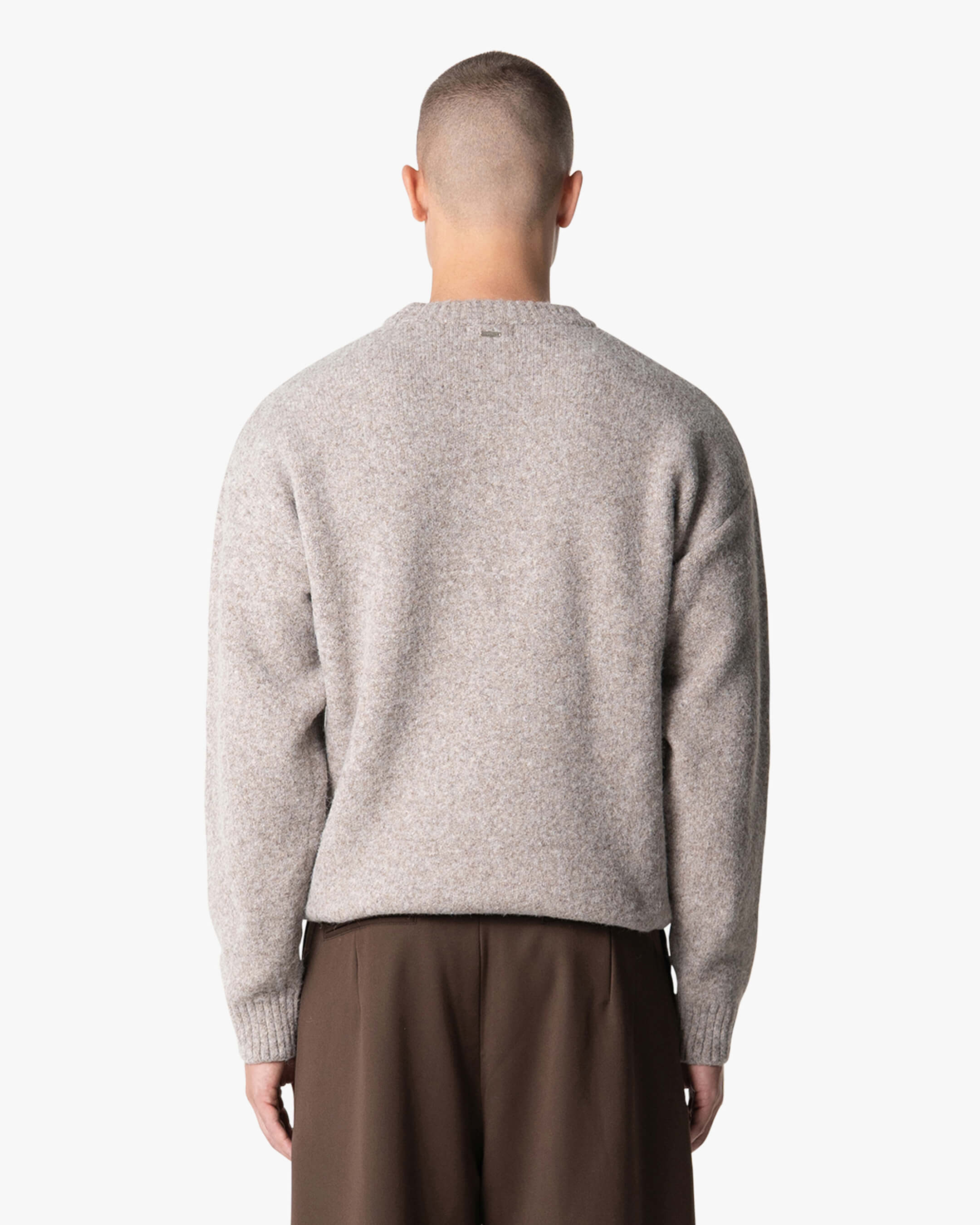 Brixton Pullover aus Wollmischung mit gebürsteter Oberfläche