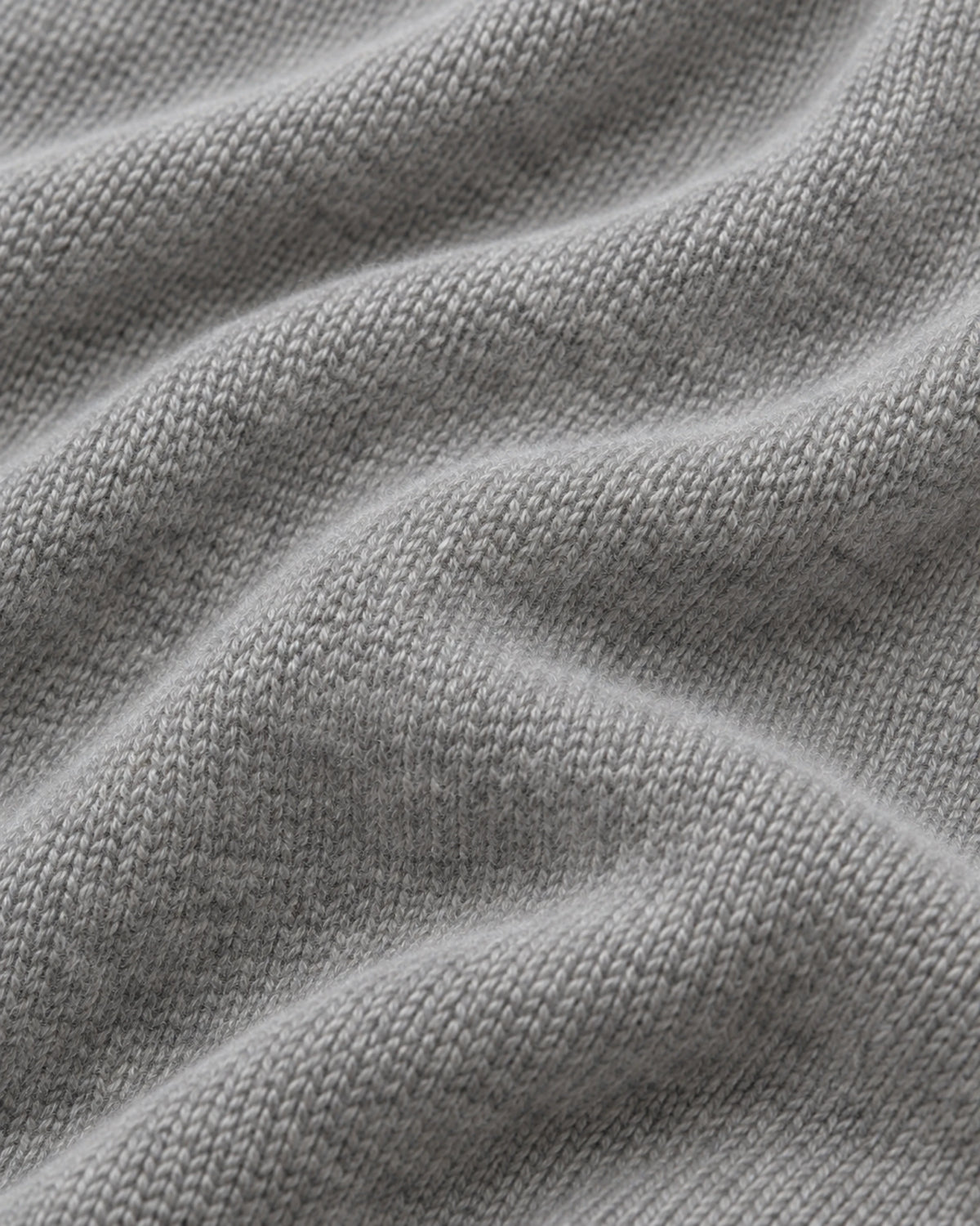 Sontuso Knitted Half-Zip Sweater | Light Grey Melee