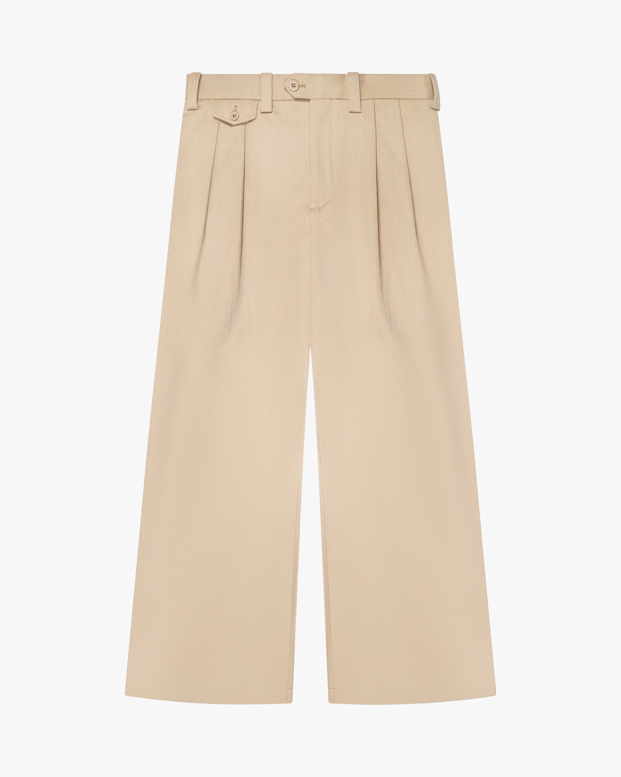 Ambra Locker sitzende Plisseehose