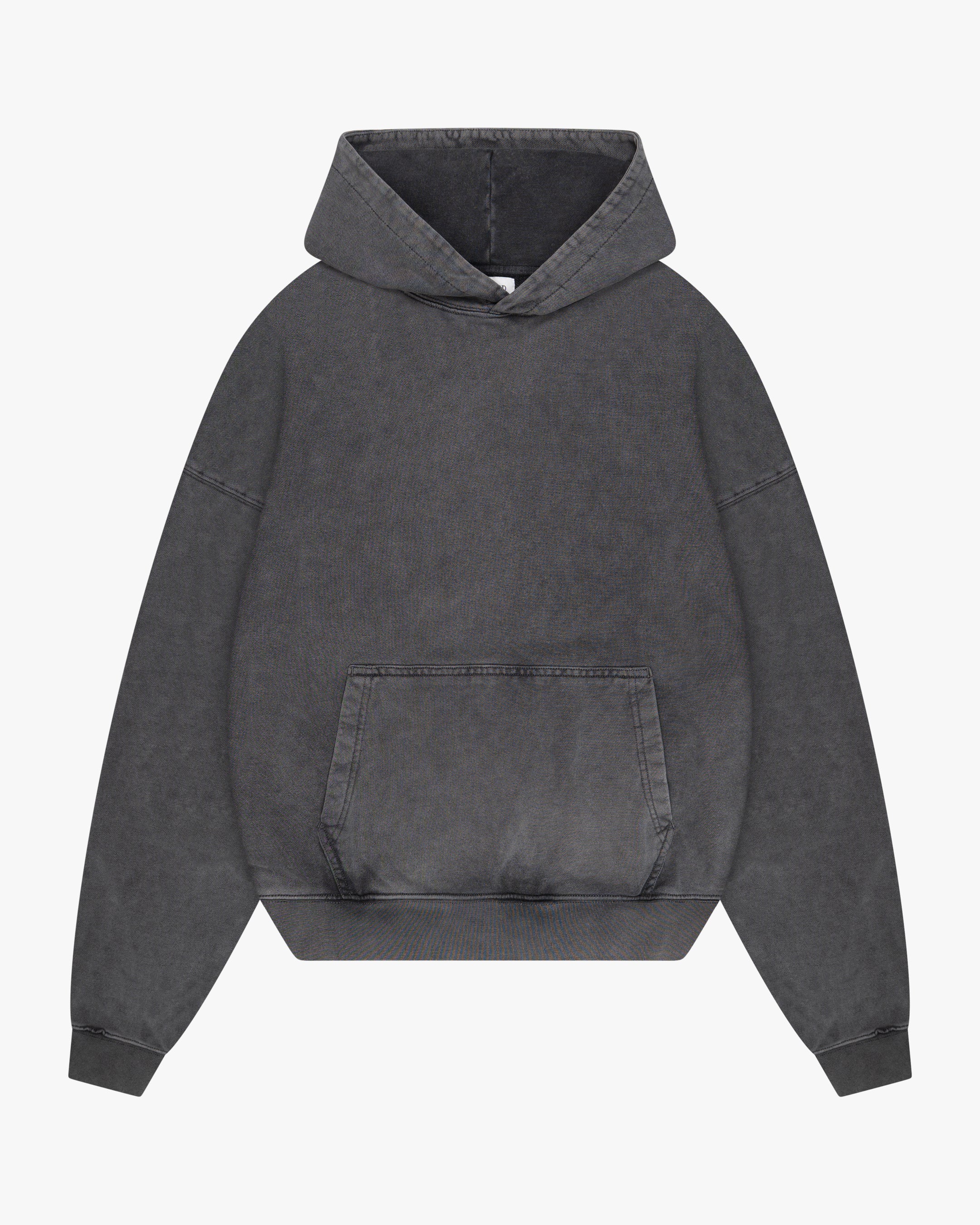 Acid Wash Übergroßer Hoodie