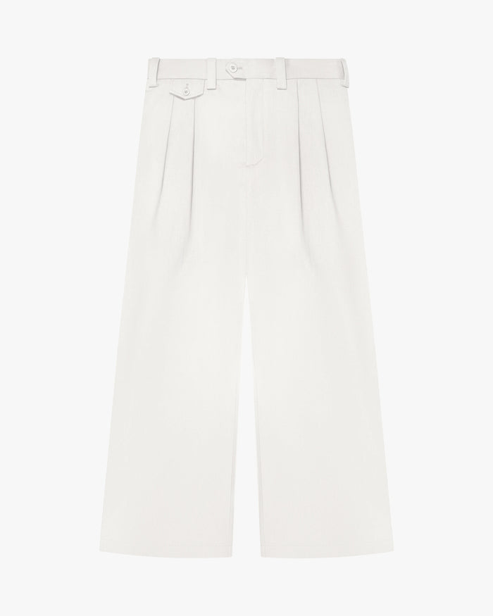 Ambra Locker sitzende Plisseehose
