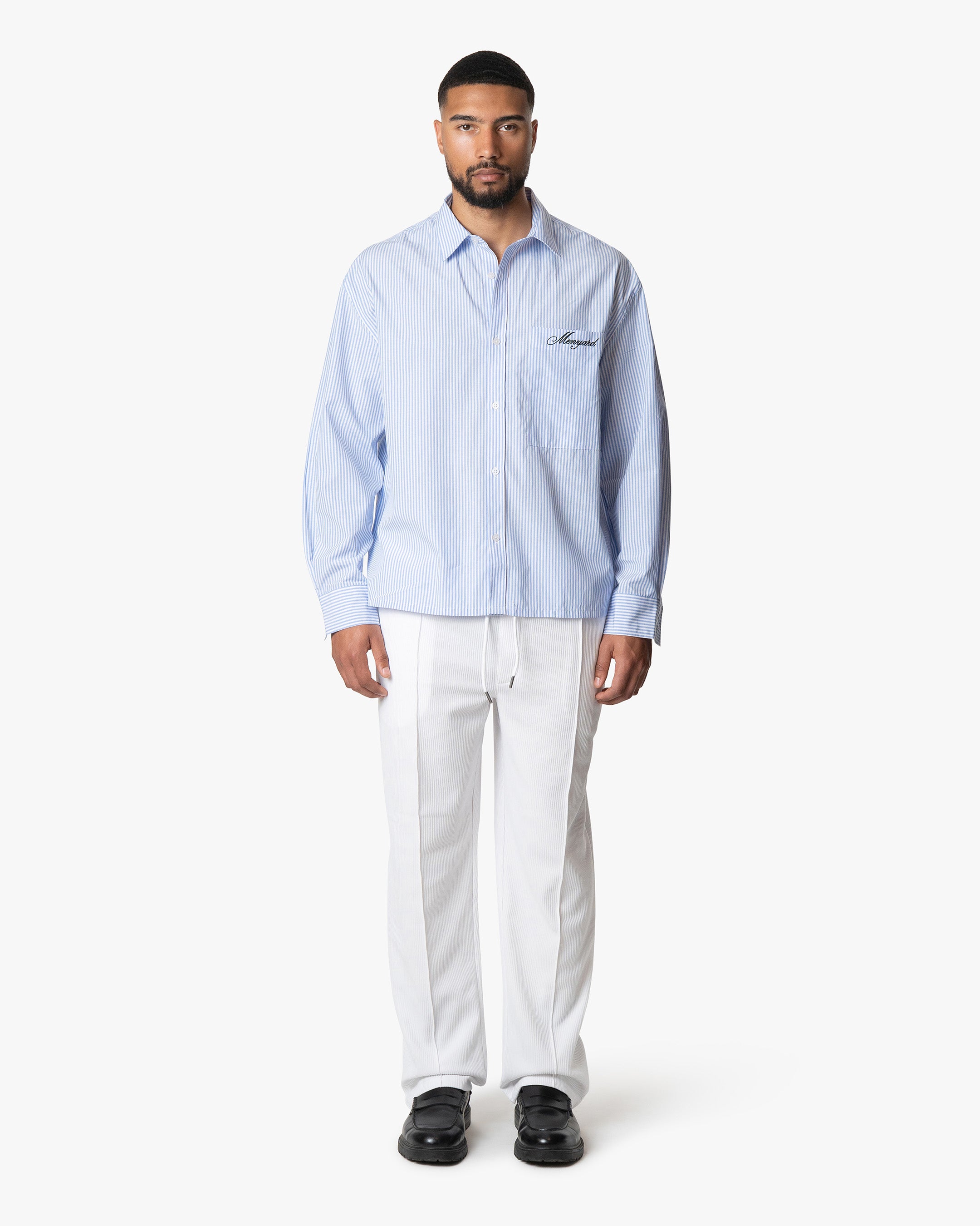 Benito Shirt | Blue Striped