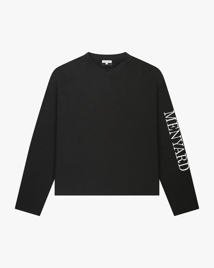 Kultiges Logo-Langarmshirt im Box-Schnitt