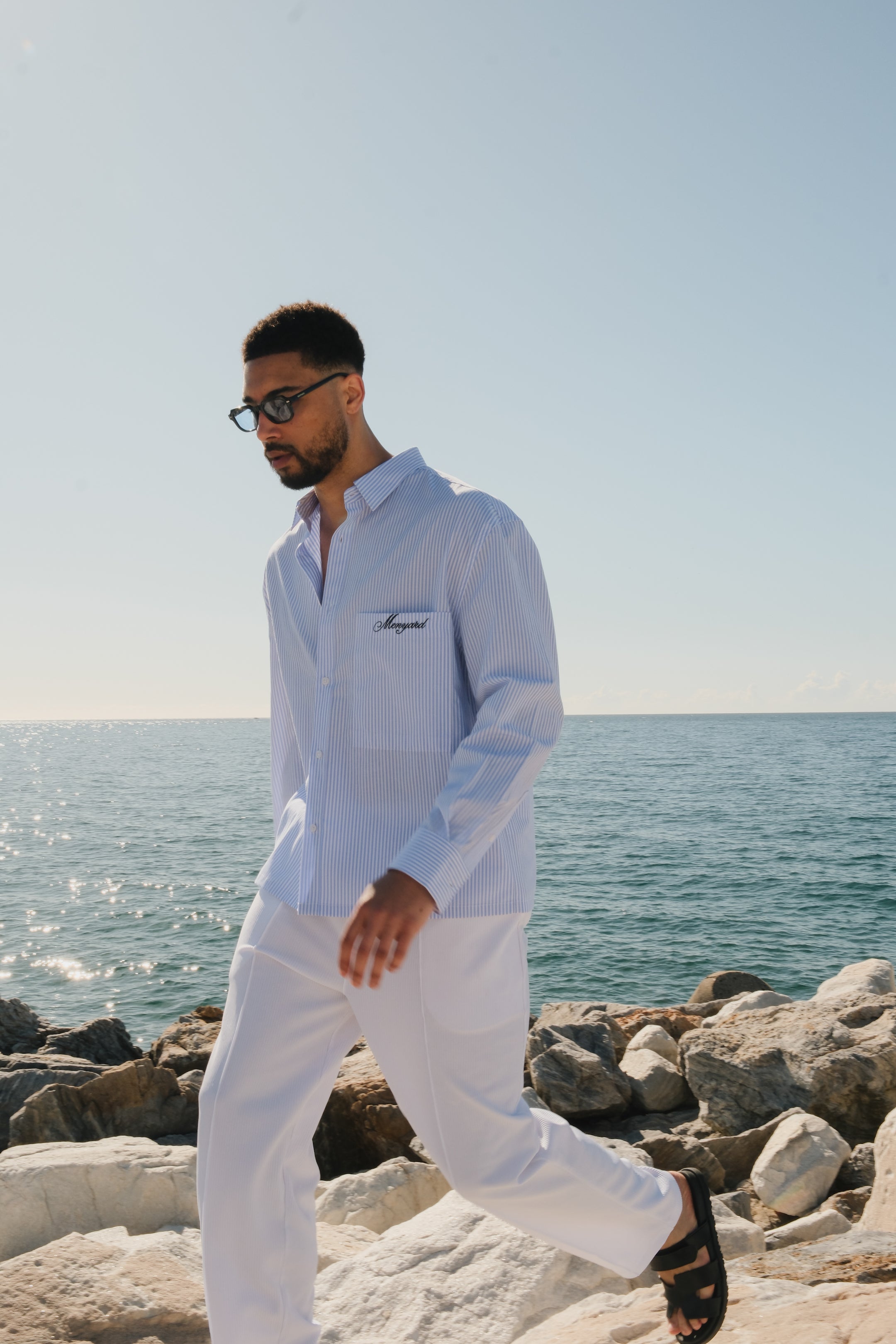 Benito Shirt | Blue Striped