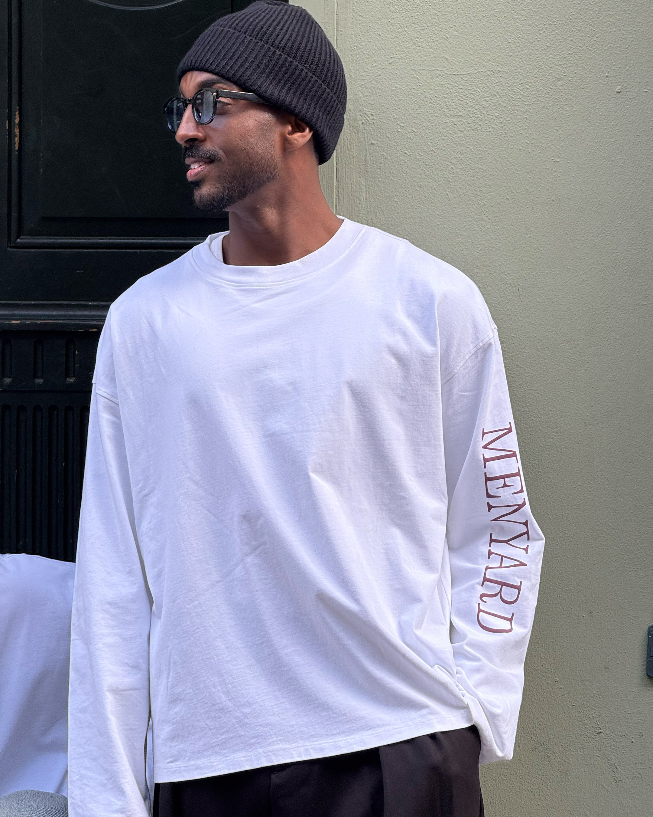 Kultiges Logo-Langarmshirt im Box-Schnitt