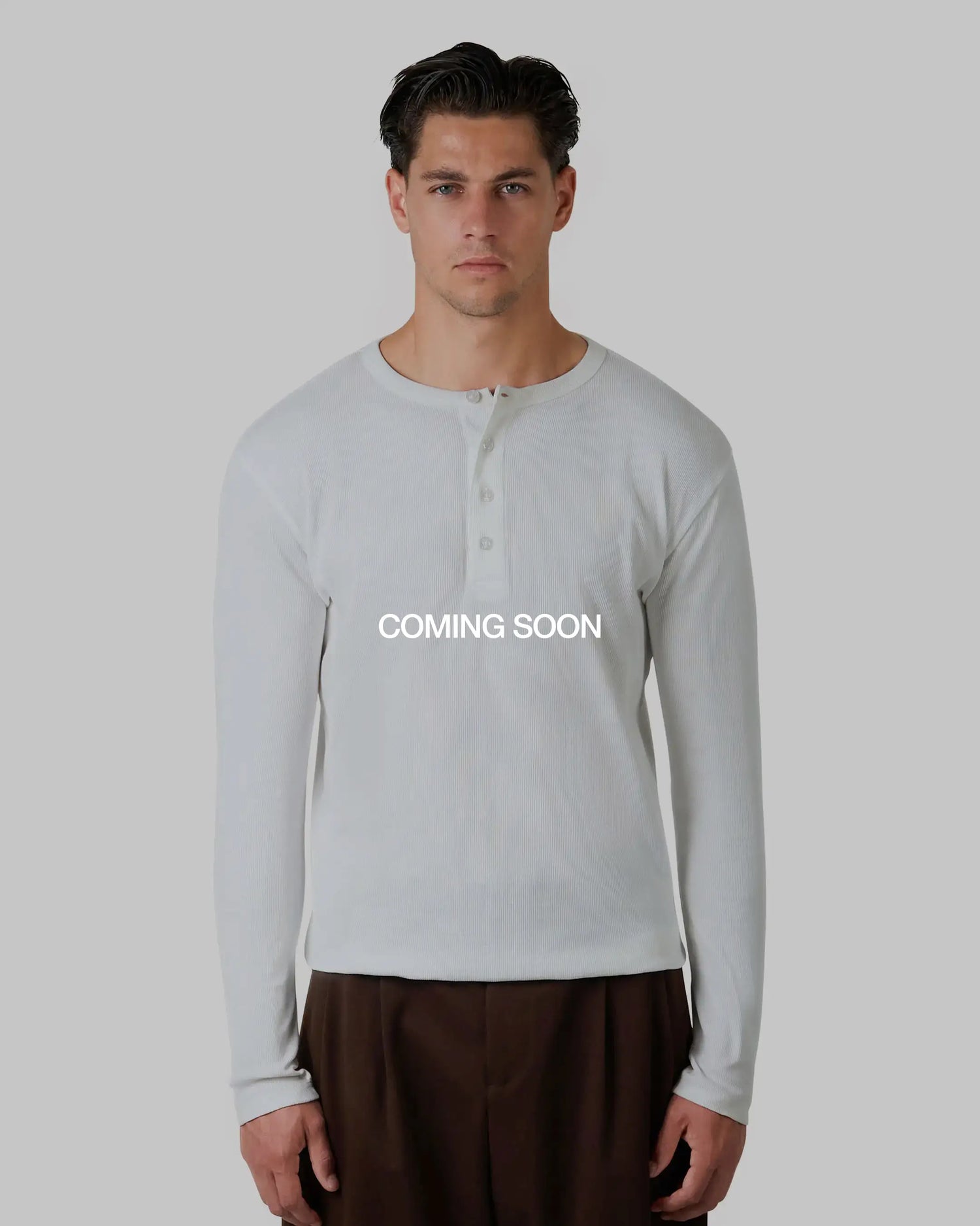Henley Longsleeve | White