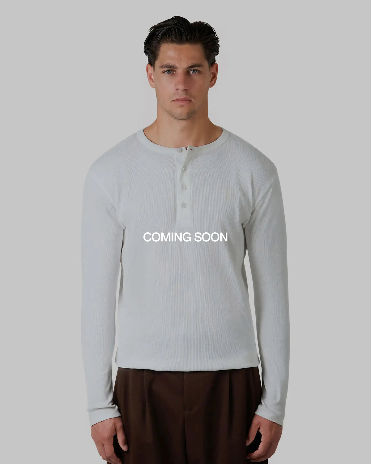 Henley Langarmshirt