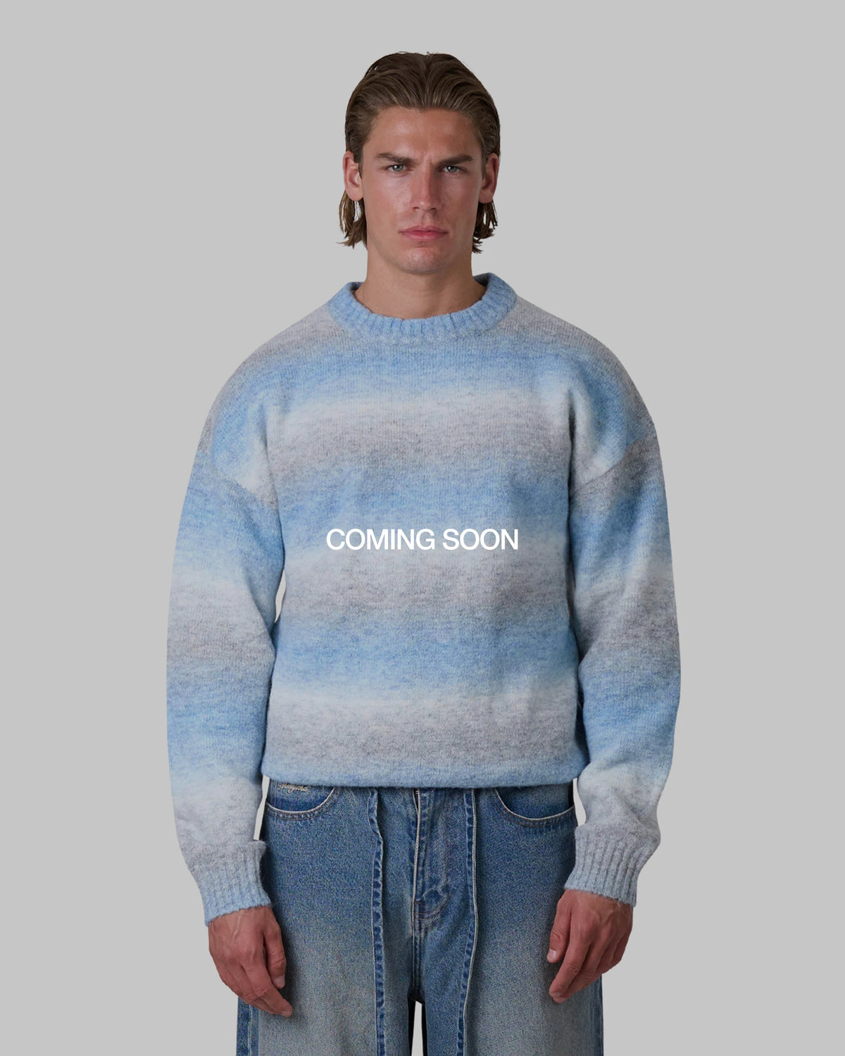 Aria Übergroßer-Pullover mit Farbverlauf