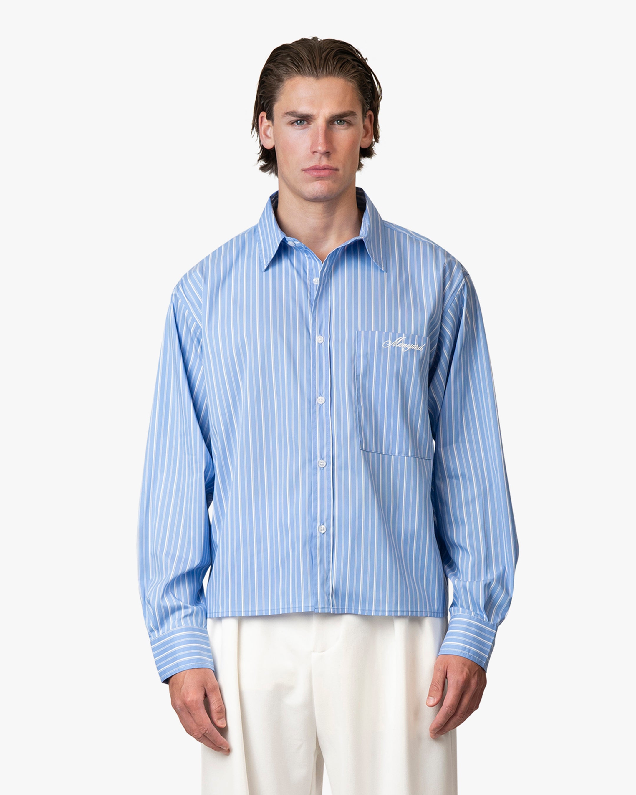 Luberon Shirt | Light Blue/White