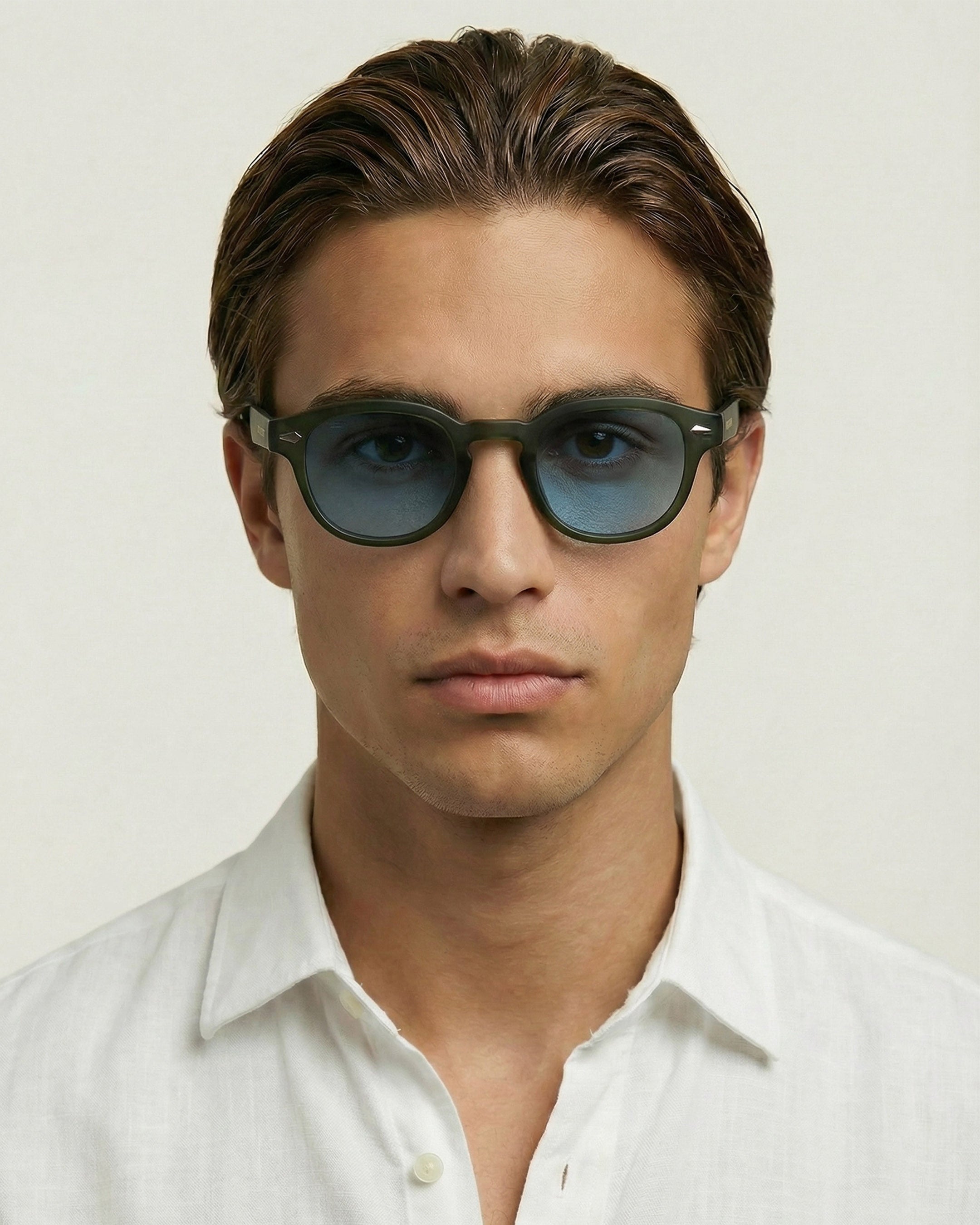Laurent sunglasses | Green/Blue