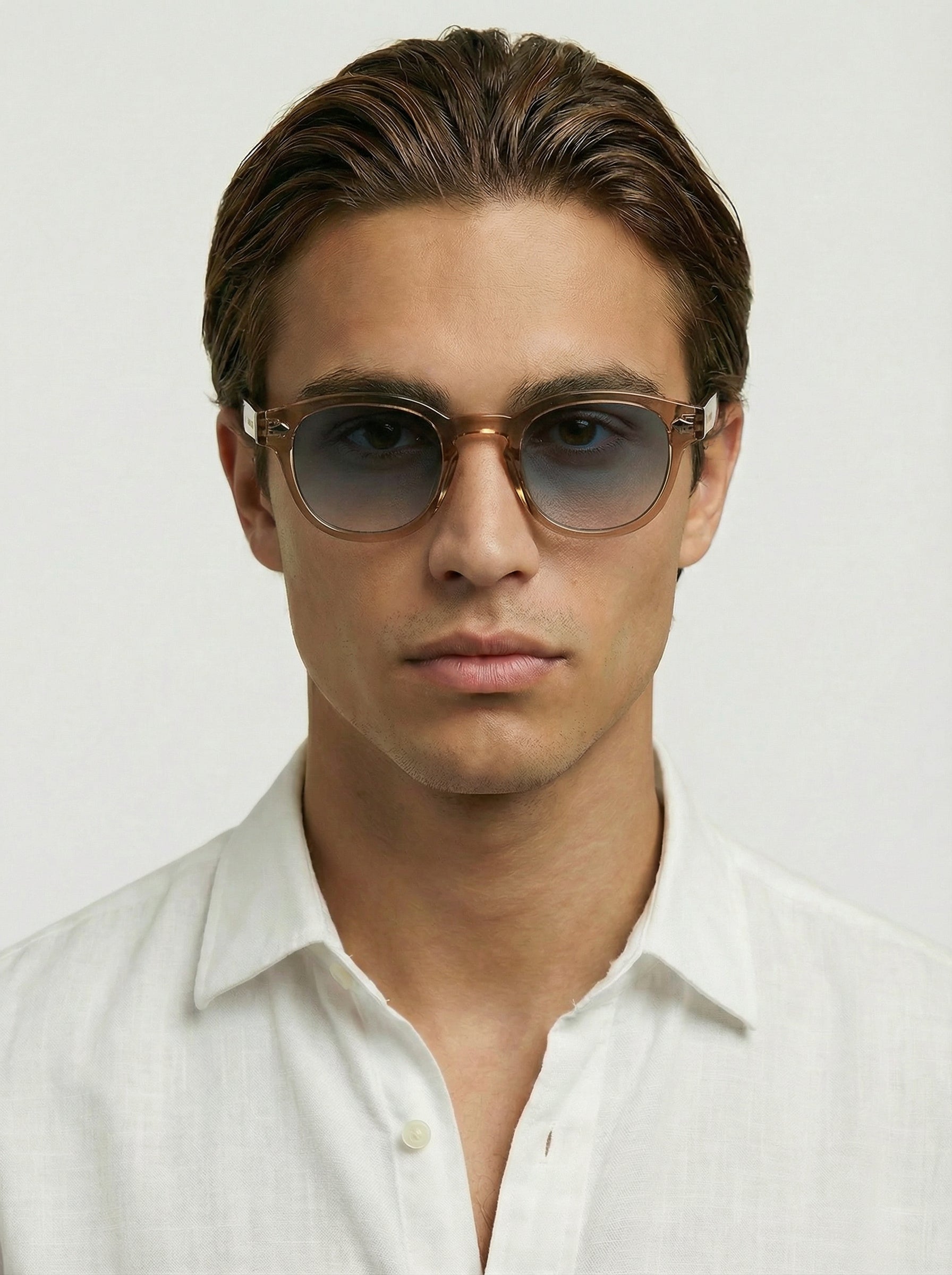 Laurent sunglasses | Light Brown/Gradient Blue