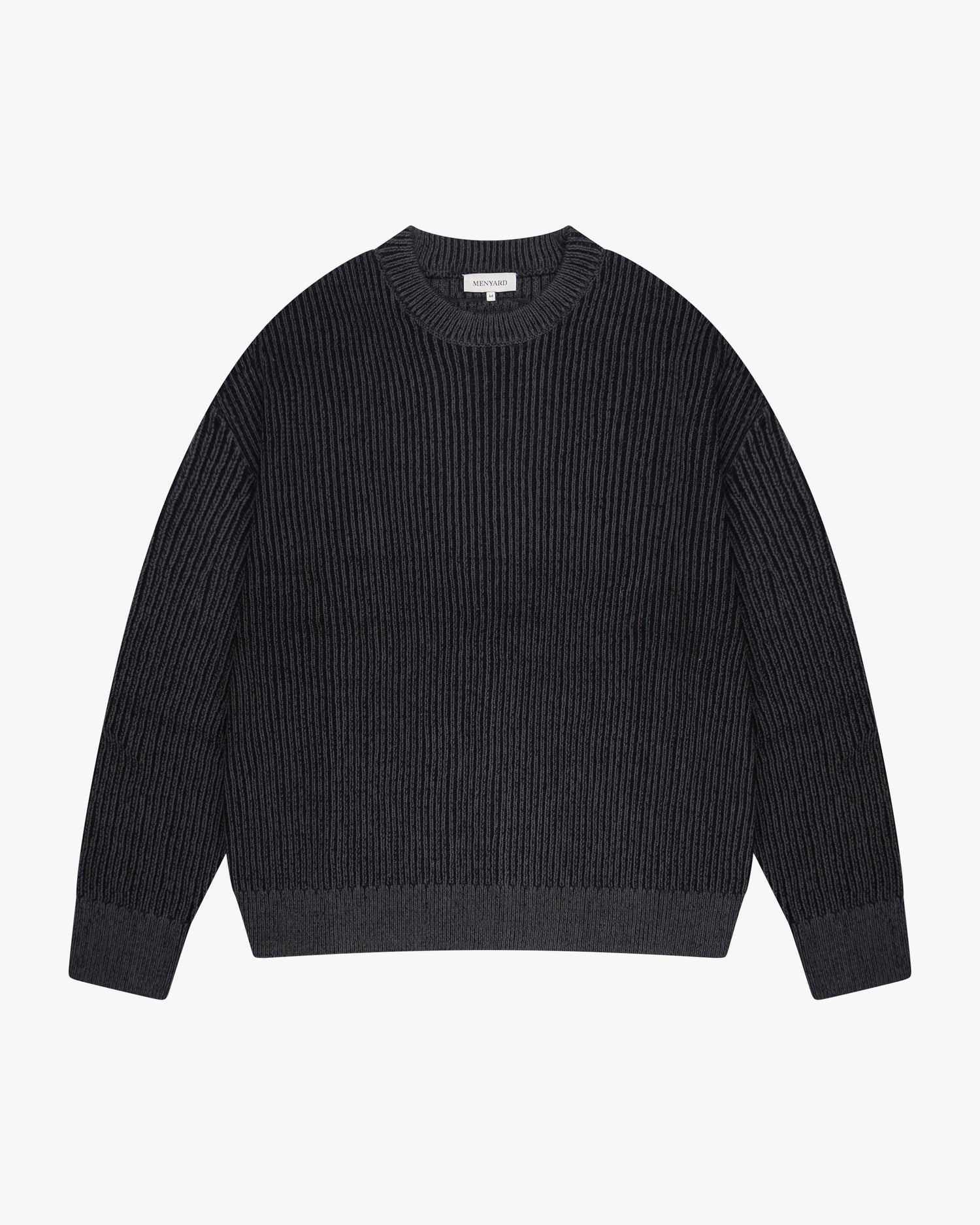 Lima Strickpullover aus Baumwolle - Schwarz/Grau